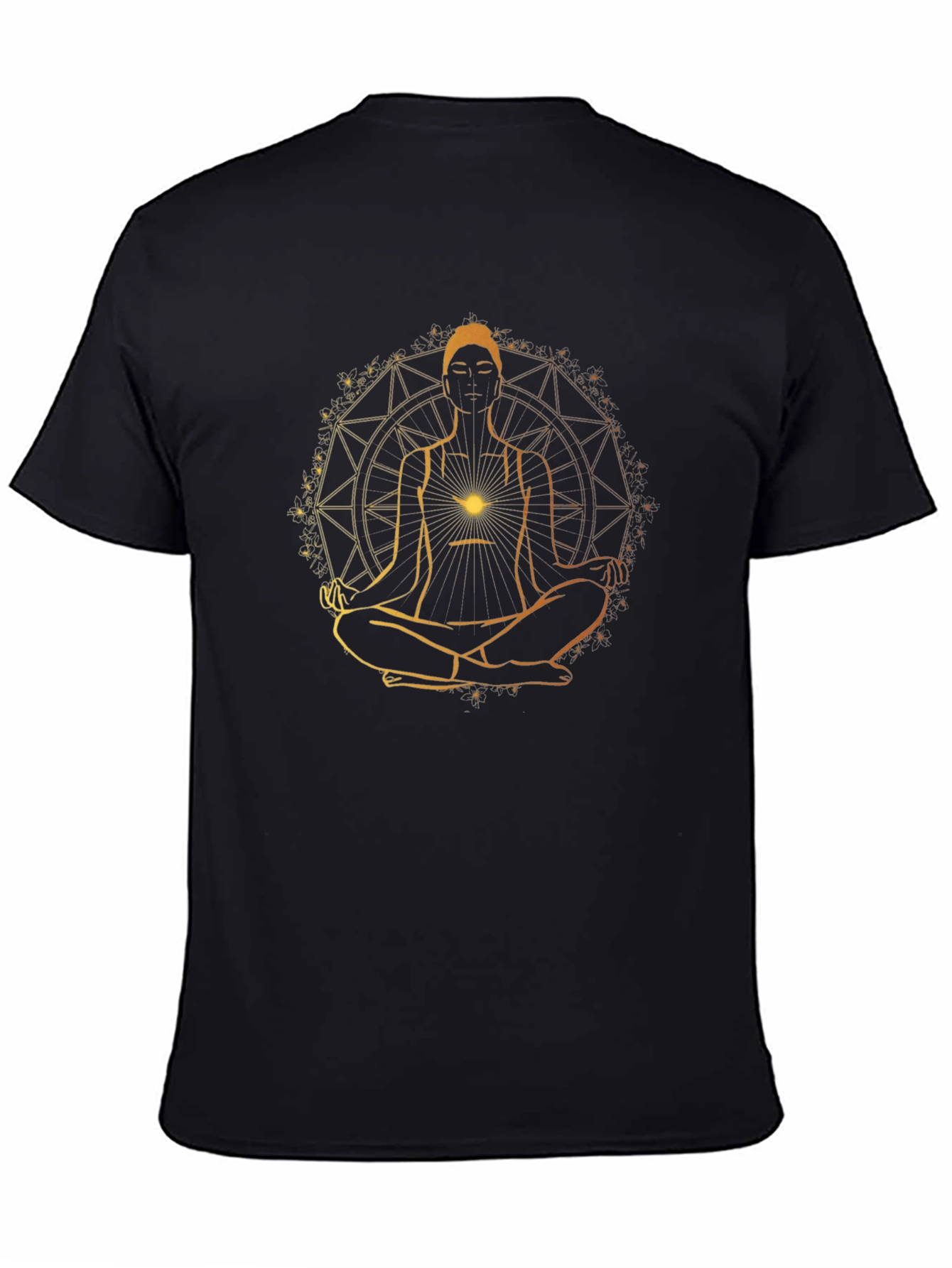 Meditative Mandala T-Shirt - Spiritual Zen Design