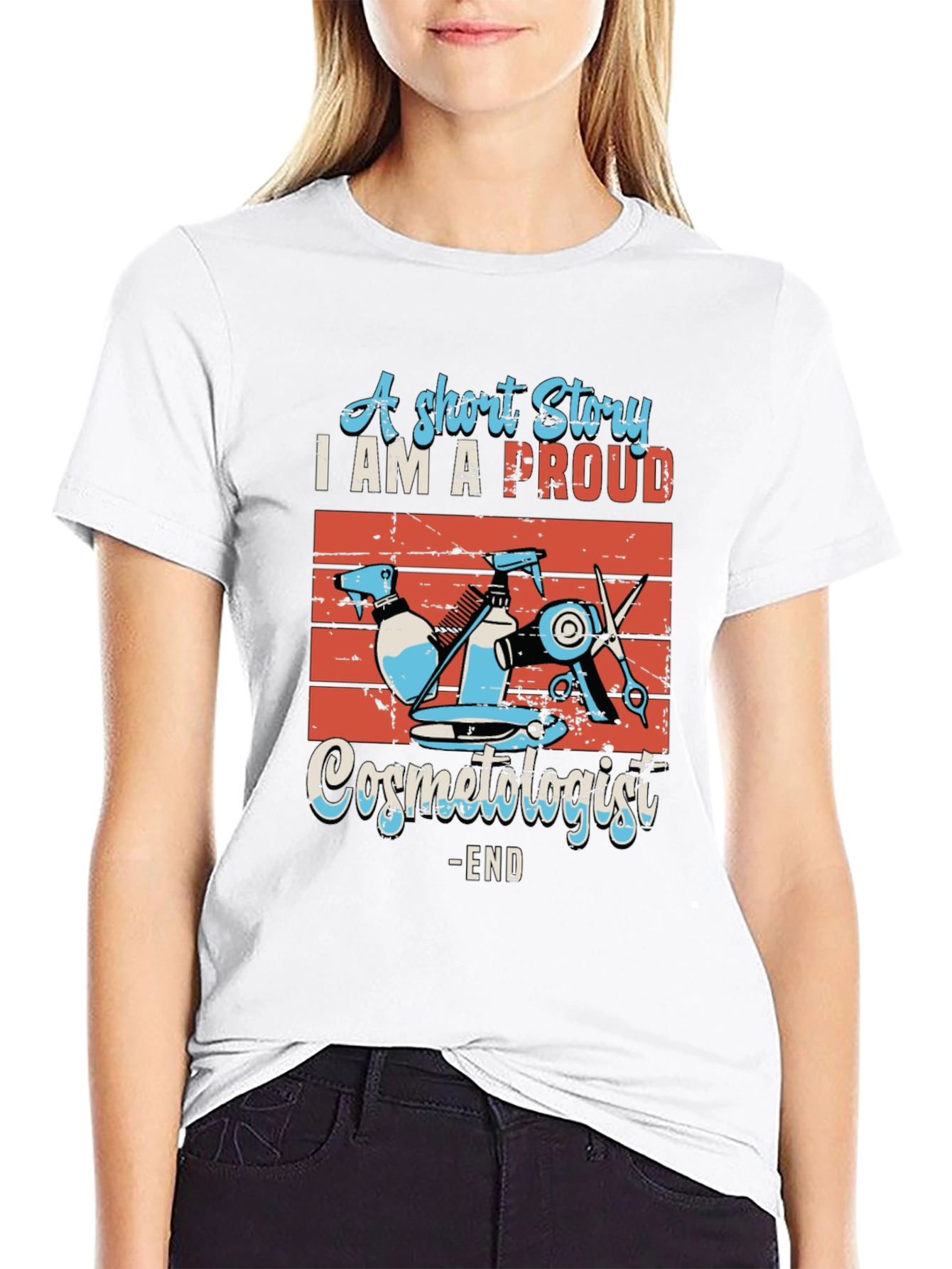 Proud Cosmetologist Graphic T-Shirt