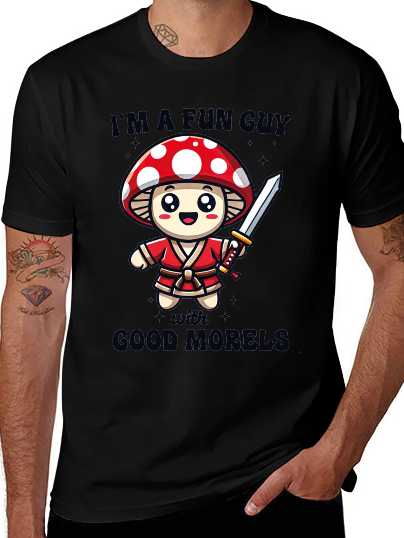 Fun Guy Mushroom T-Shirt - Good Morels