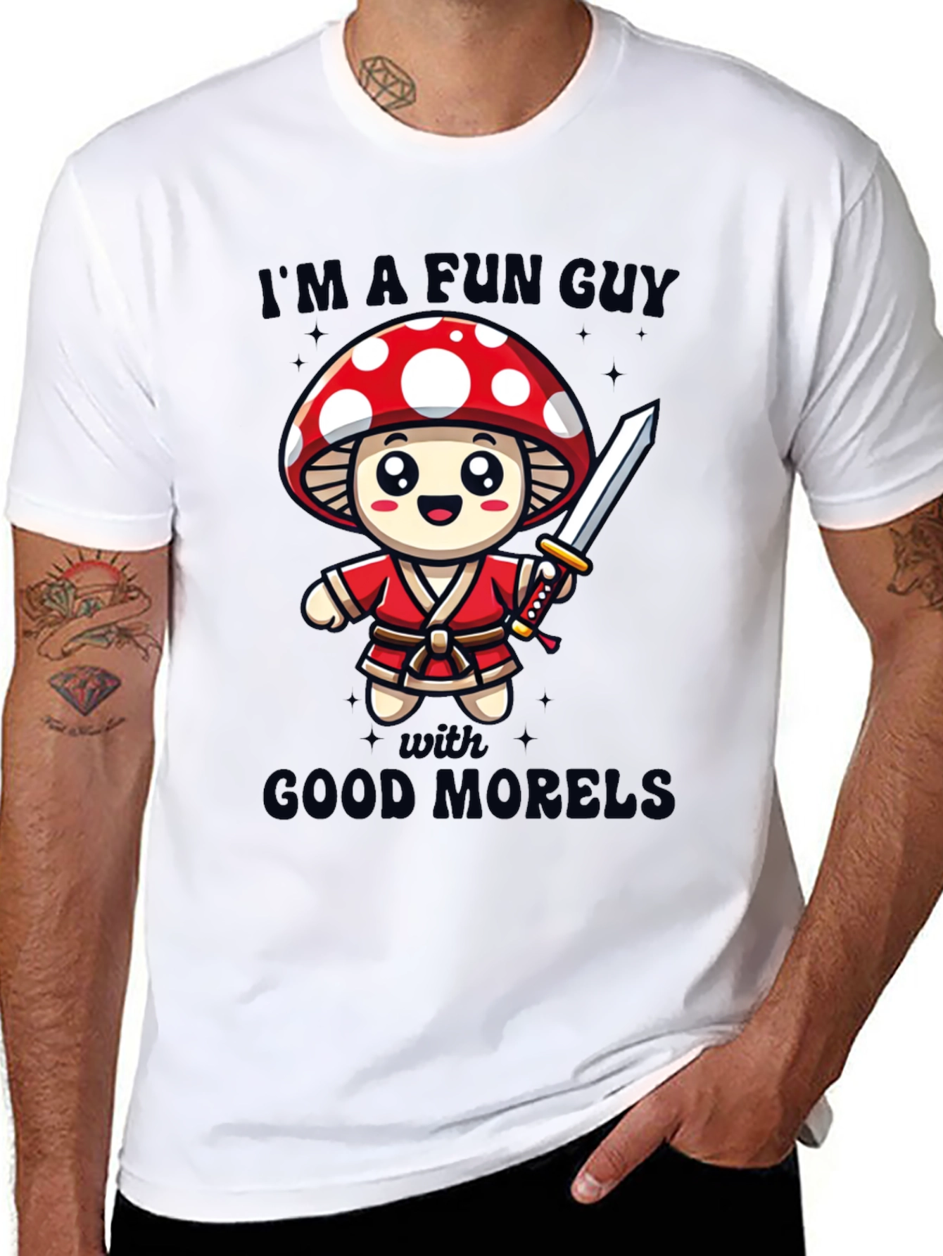 Fun Guy Mushroom T-Shirt - Good Morels