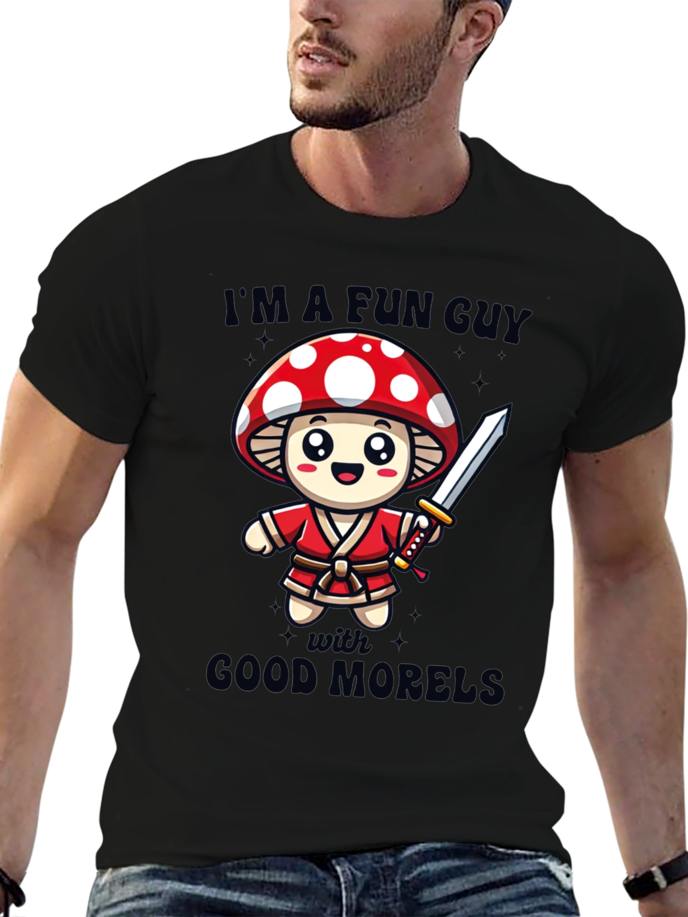 Fun Guy Mushroom T-Shirt - Good Morels