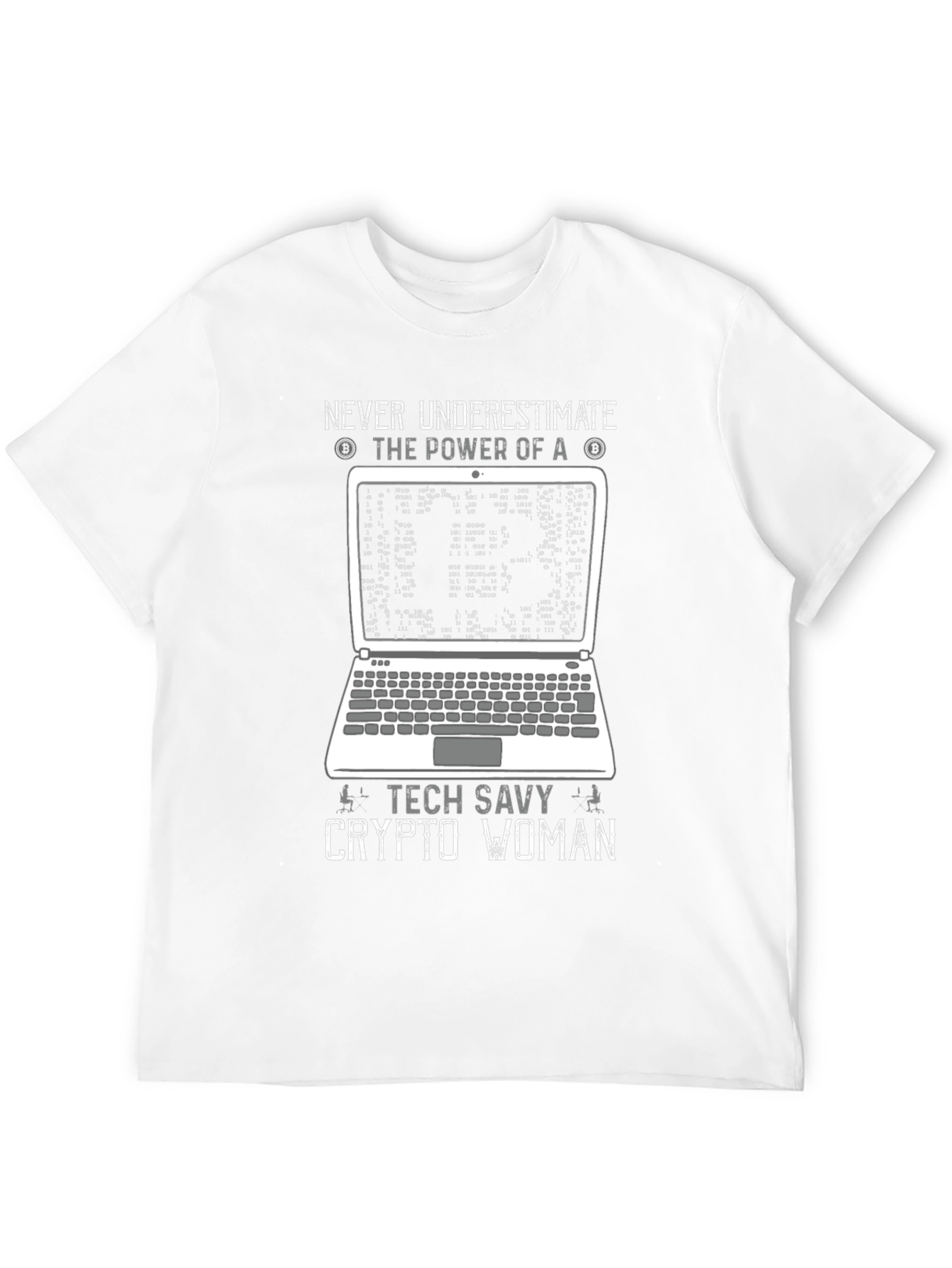 Tech Savvy Crypto Woman T-Shirt