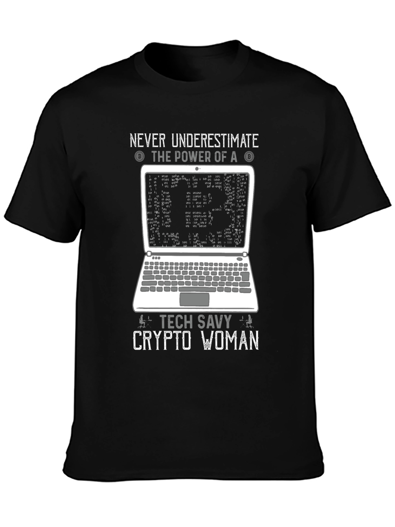 Tech Savvy Crypto Woman T-Shirt