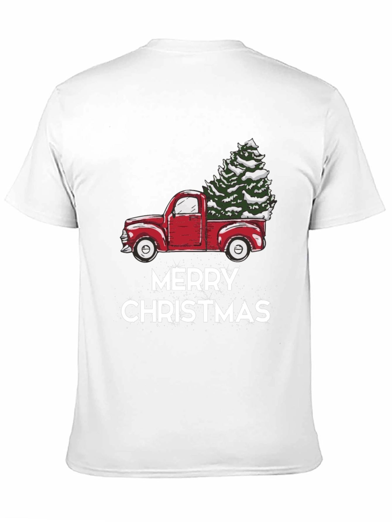 Merry Christmas Truck Graphic Tee