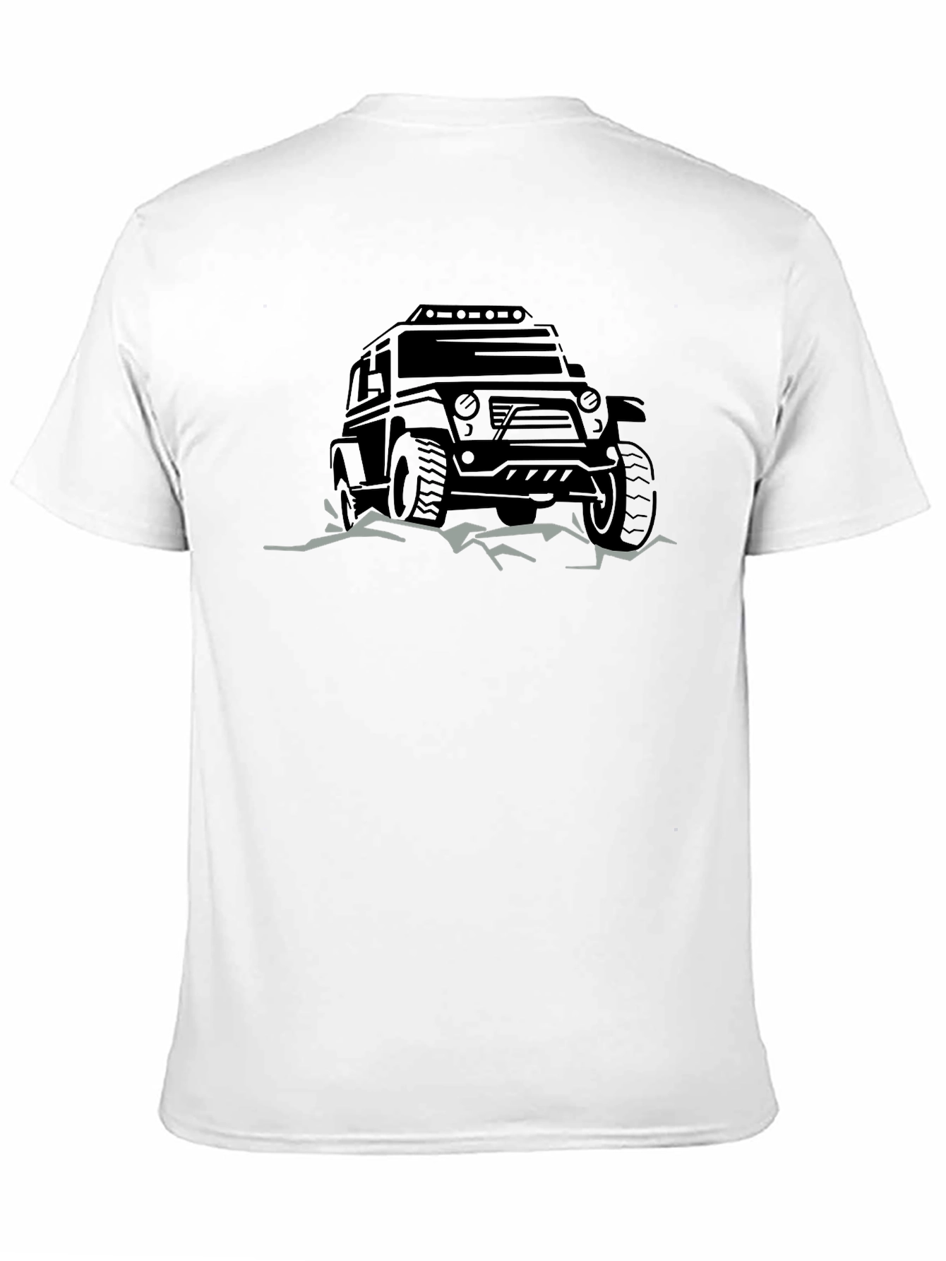 Off-Road Adventure Tee - Black Graphic T-Shirt