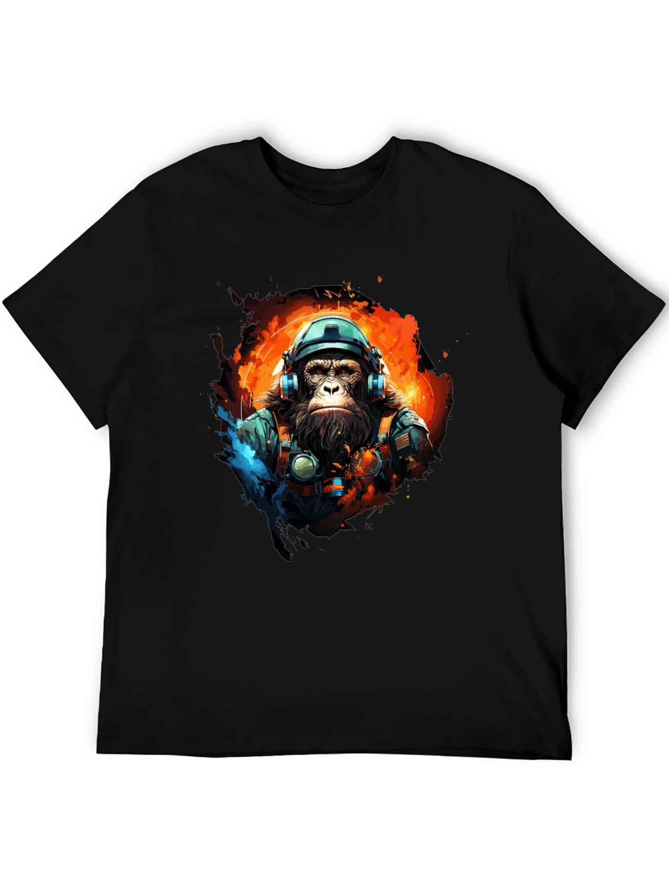 Ape Astronaut Black T-Shirt