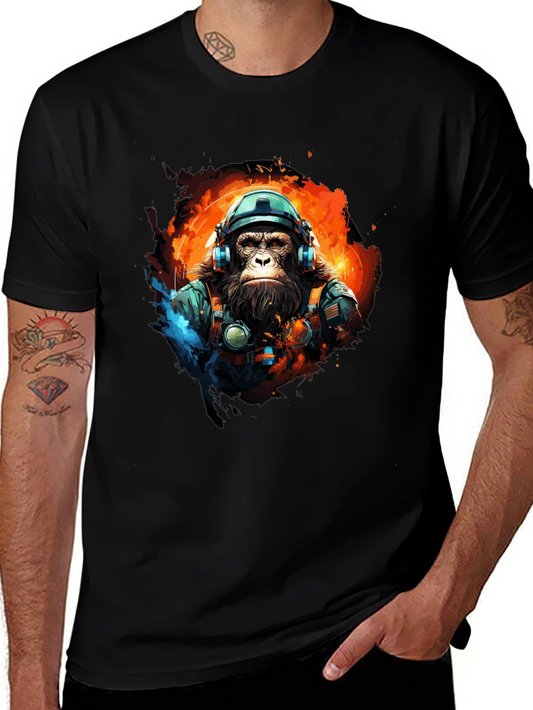Ape Astronaut Black T-Shirt