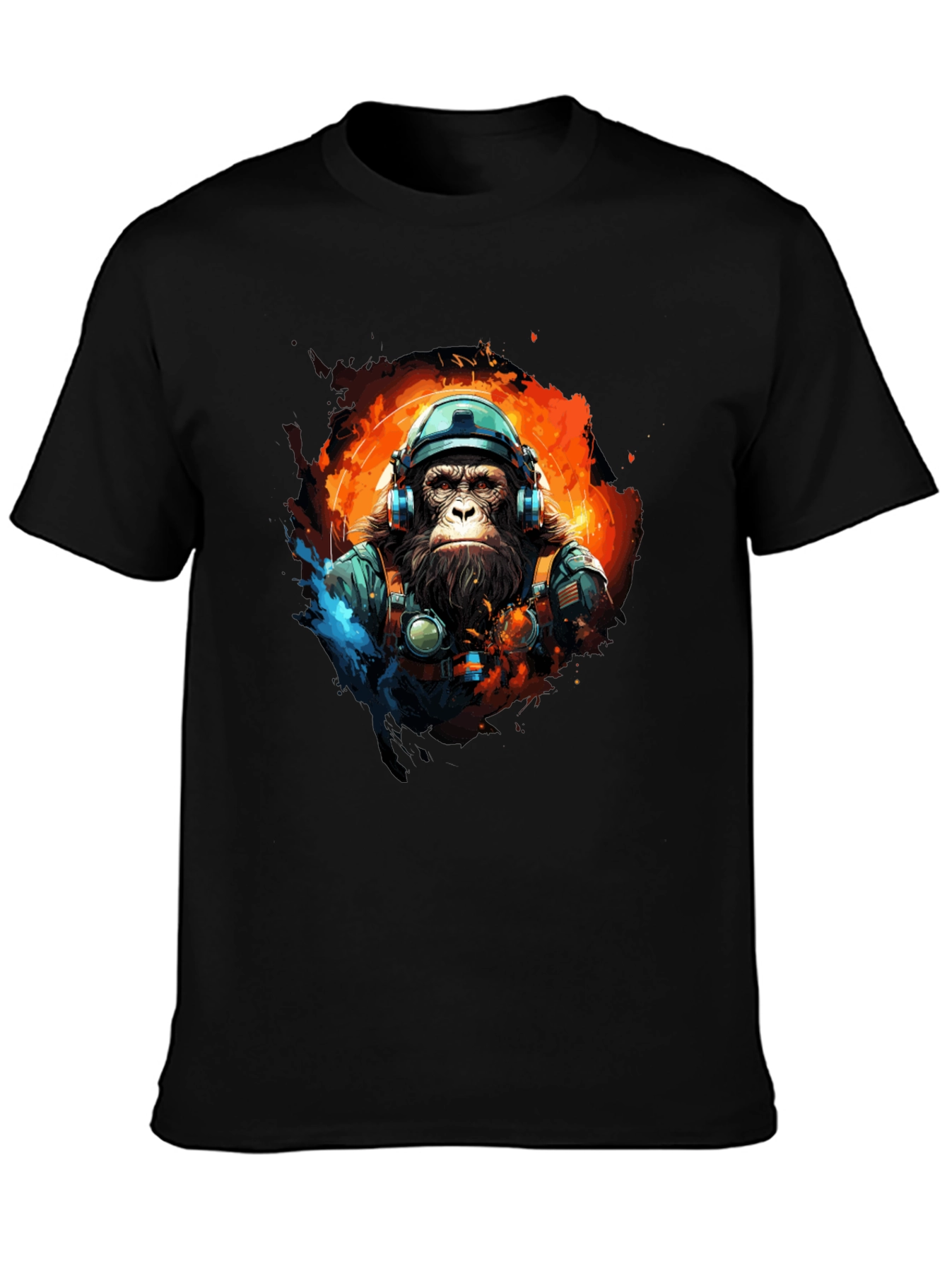 Ape Astronaut Black T-Shirt
