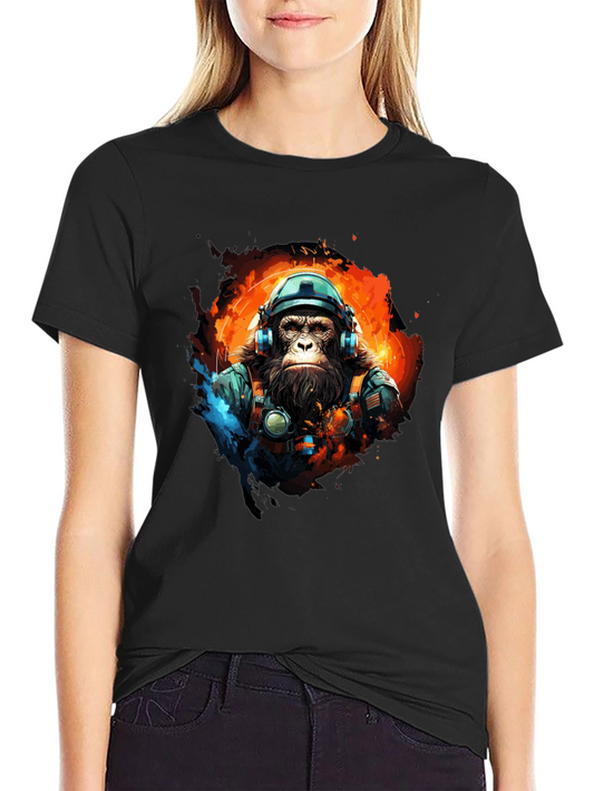 Ape Astronaut Black T-Shirt