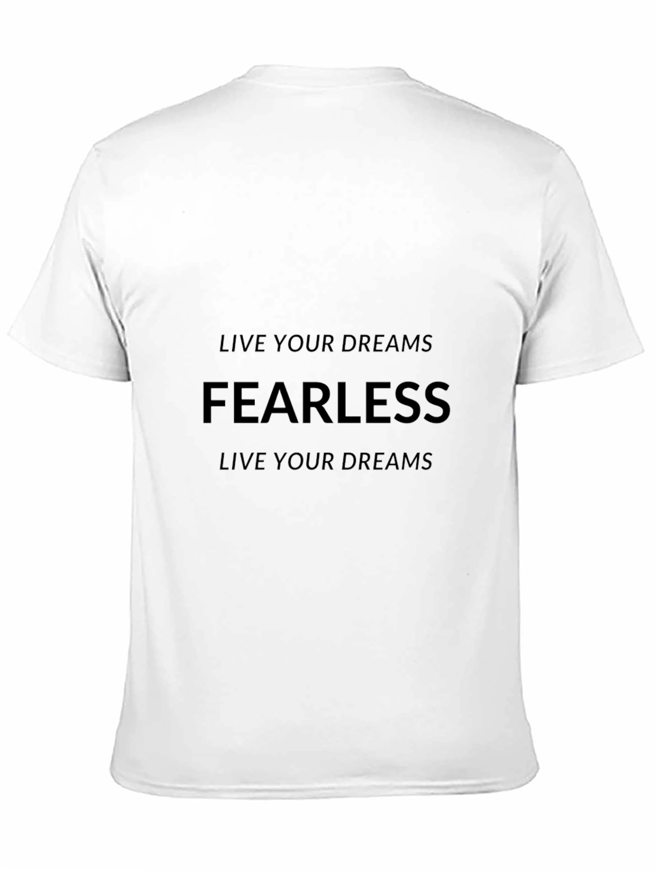 Fearless Dreams Black T-Shirt