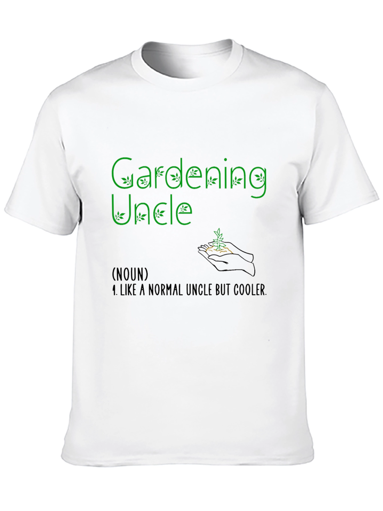 Gardening Uncle Graphic T-Shirt - Cool Plant Lover Gift