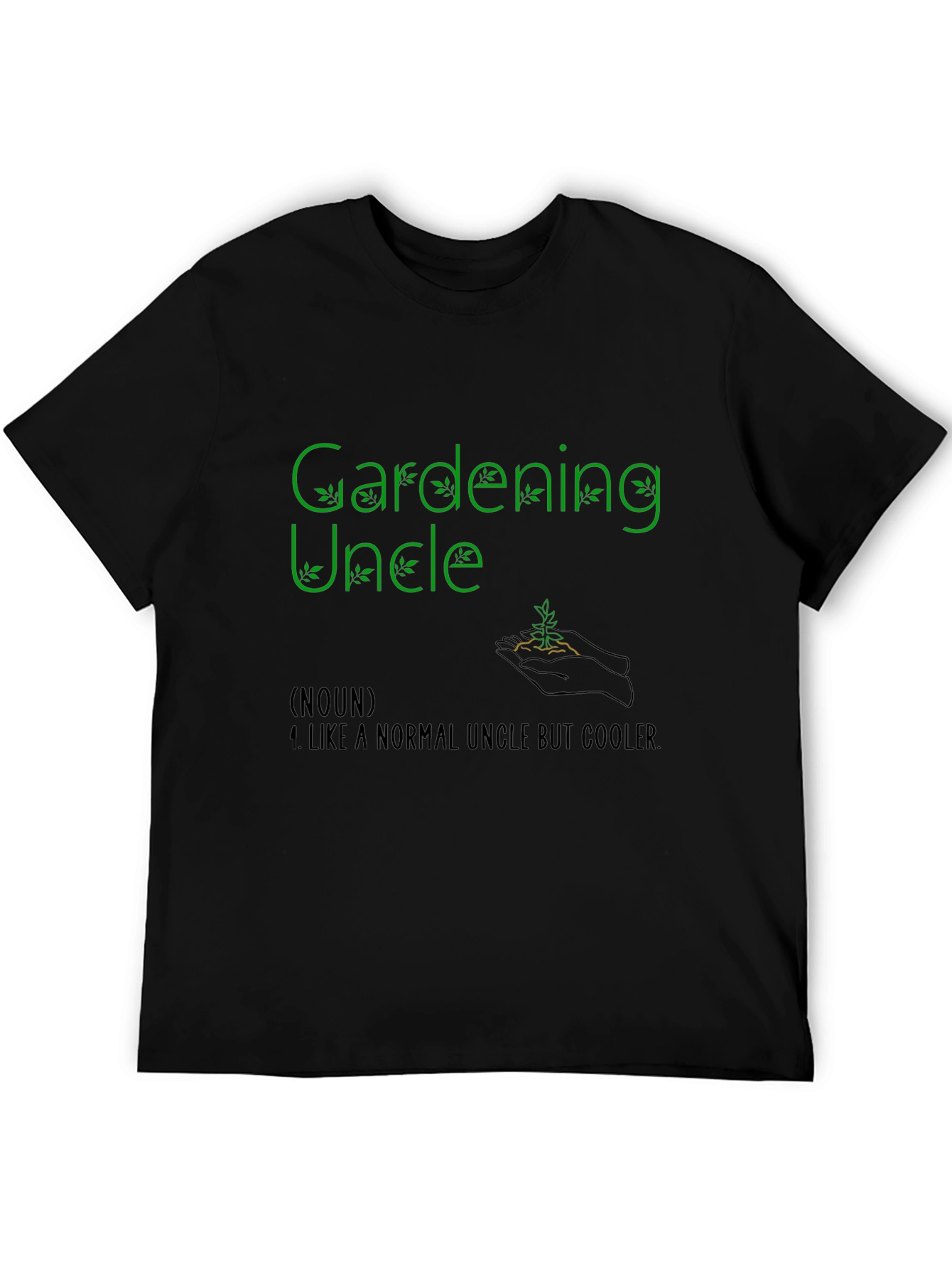 Gardening Uncle Graphic T-Shirt - Cool Plant Lover Gift
