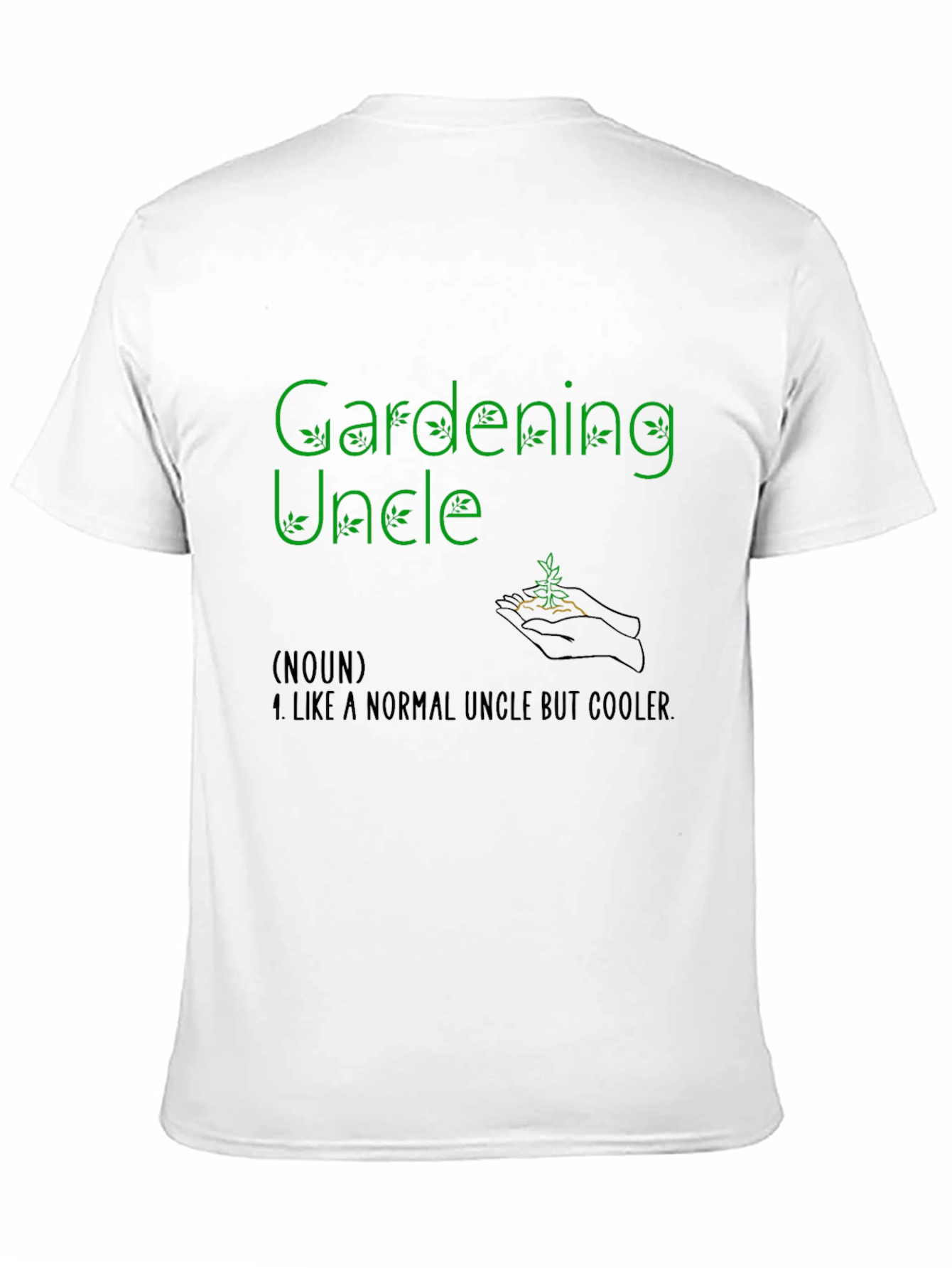 Gardening Uncle Graphic T-Shirt - Cool Plant Lover Gift