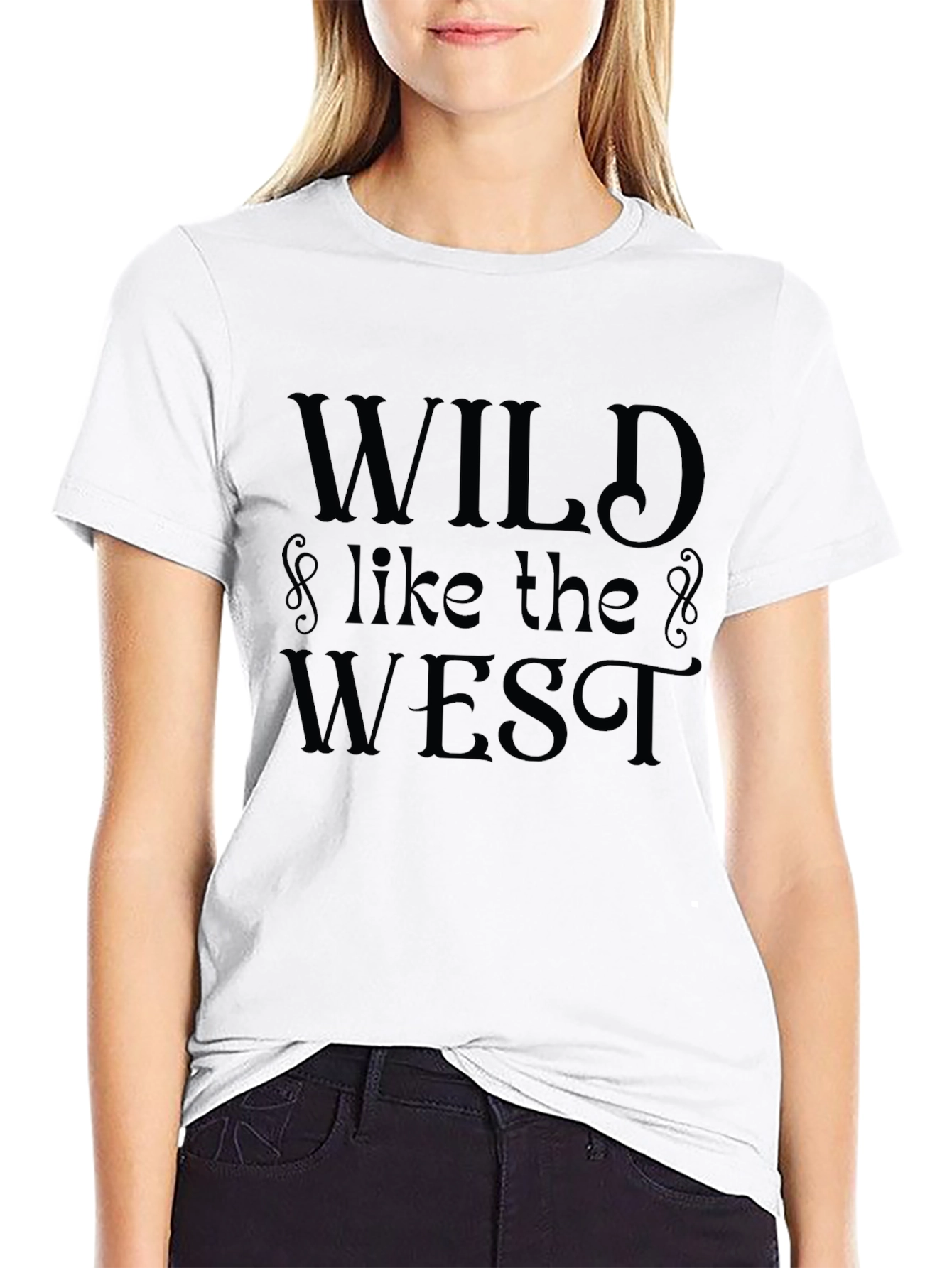 Wild Like the West Graphic Tee - Black