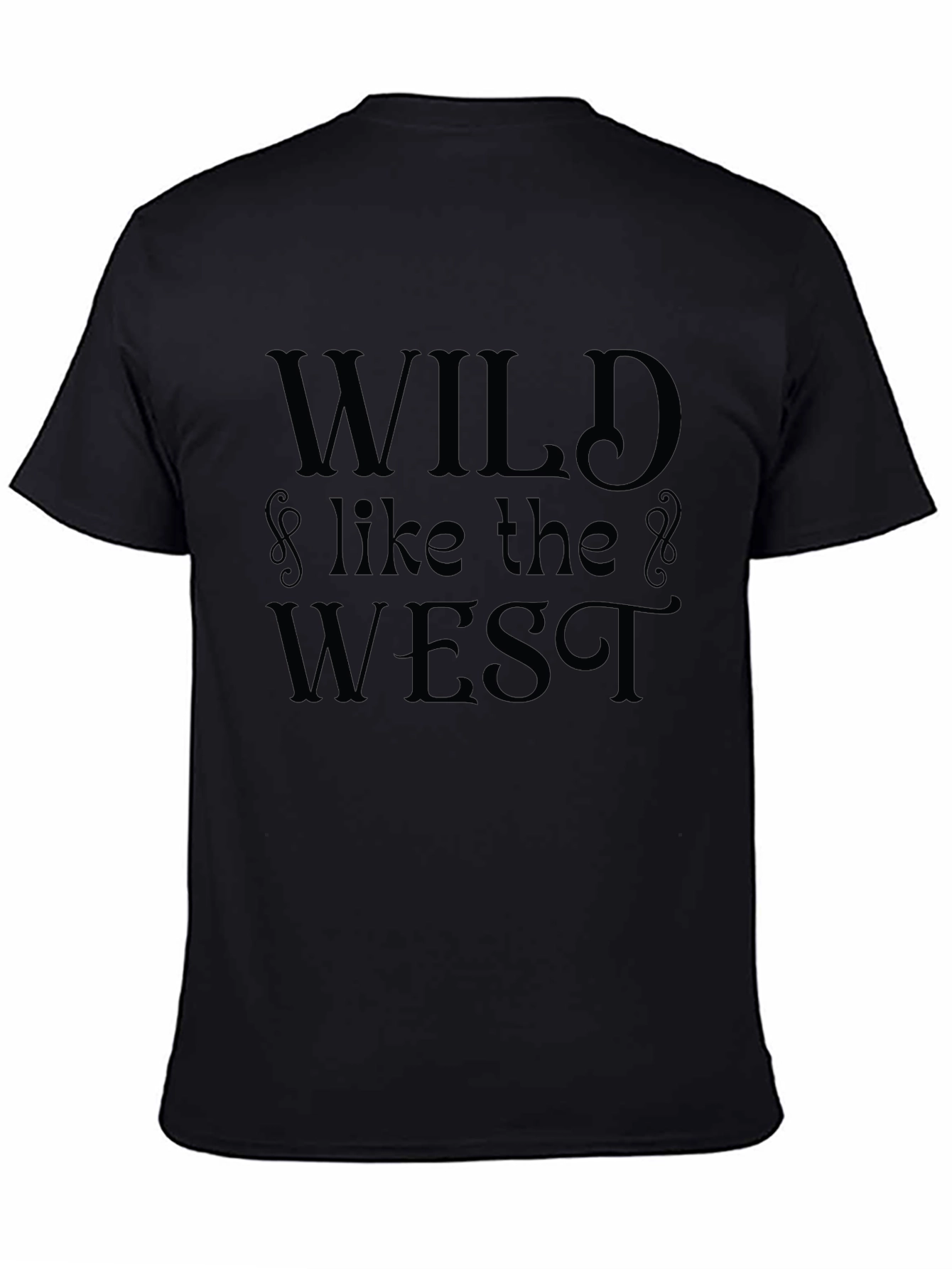 Wild Like the West Graphic Tee - Black