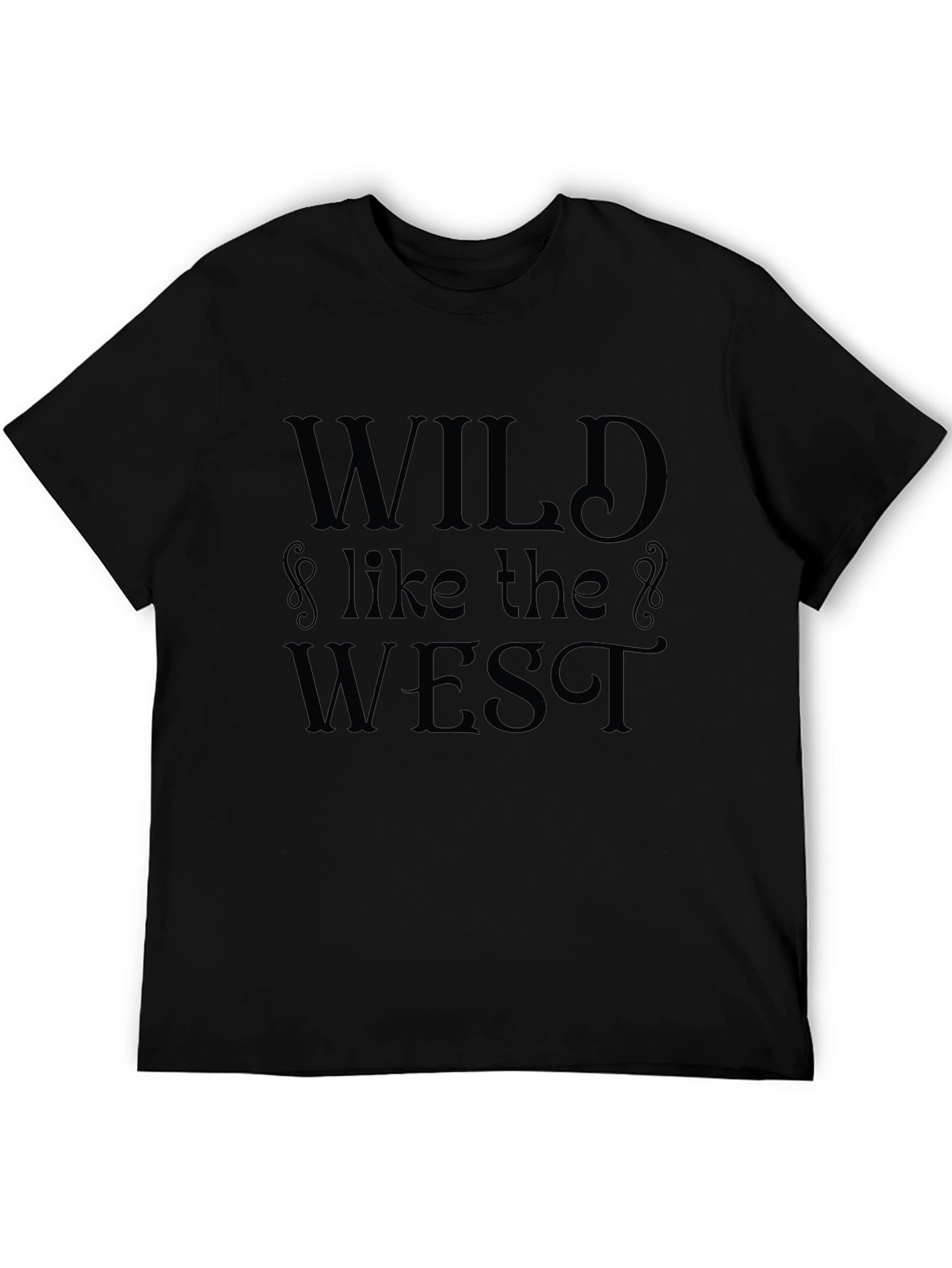 Wild Like the West Graphic Tee - Black