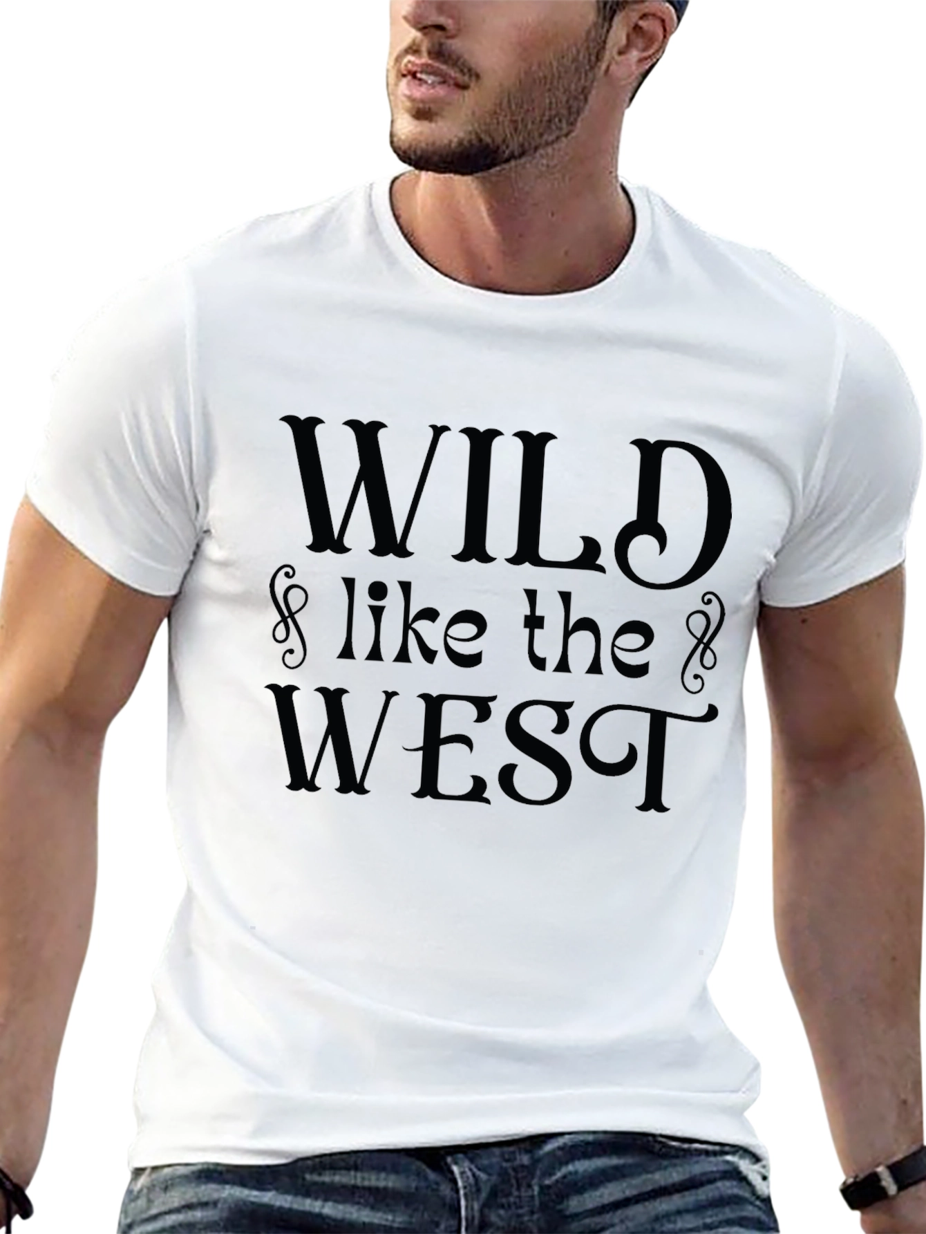 Wild Like the West Graphic Tee - Black