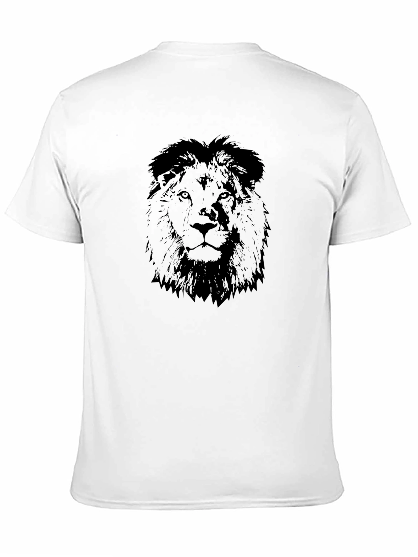 Lion Graphic Black T-Shirt - Bold Style