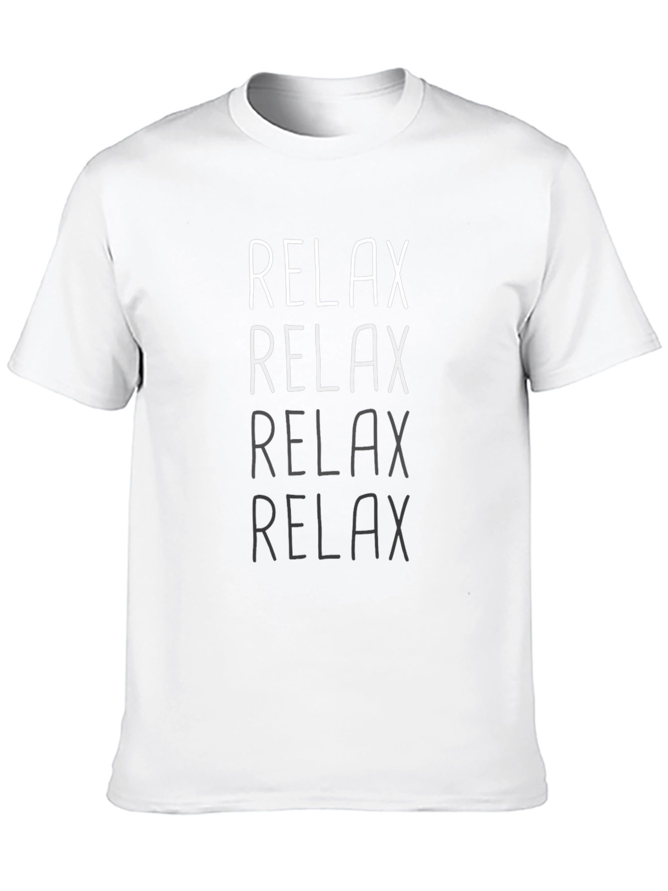 Relax Graphic T-Shirt - Mens Casual Tee
