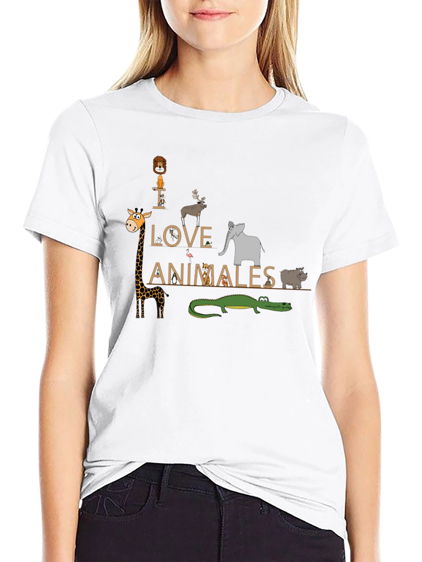Love Animals Graphic T-Shirt - Unisex Cotton Tee