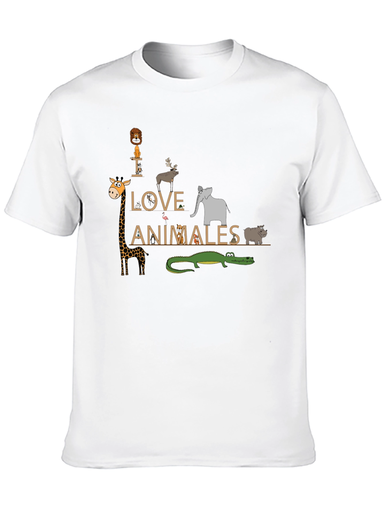 Love Animals Graphic T-Shirt - Unisex Cotton Tee