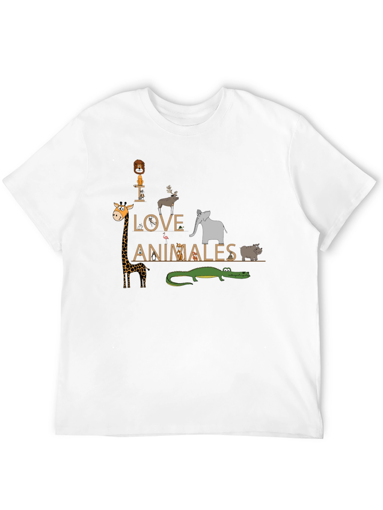 Love Animals Graphic T-Shirt - Unisex Cotton Tee