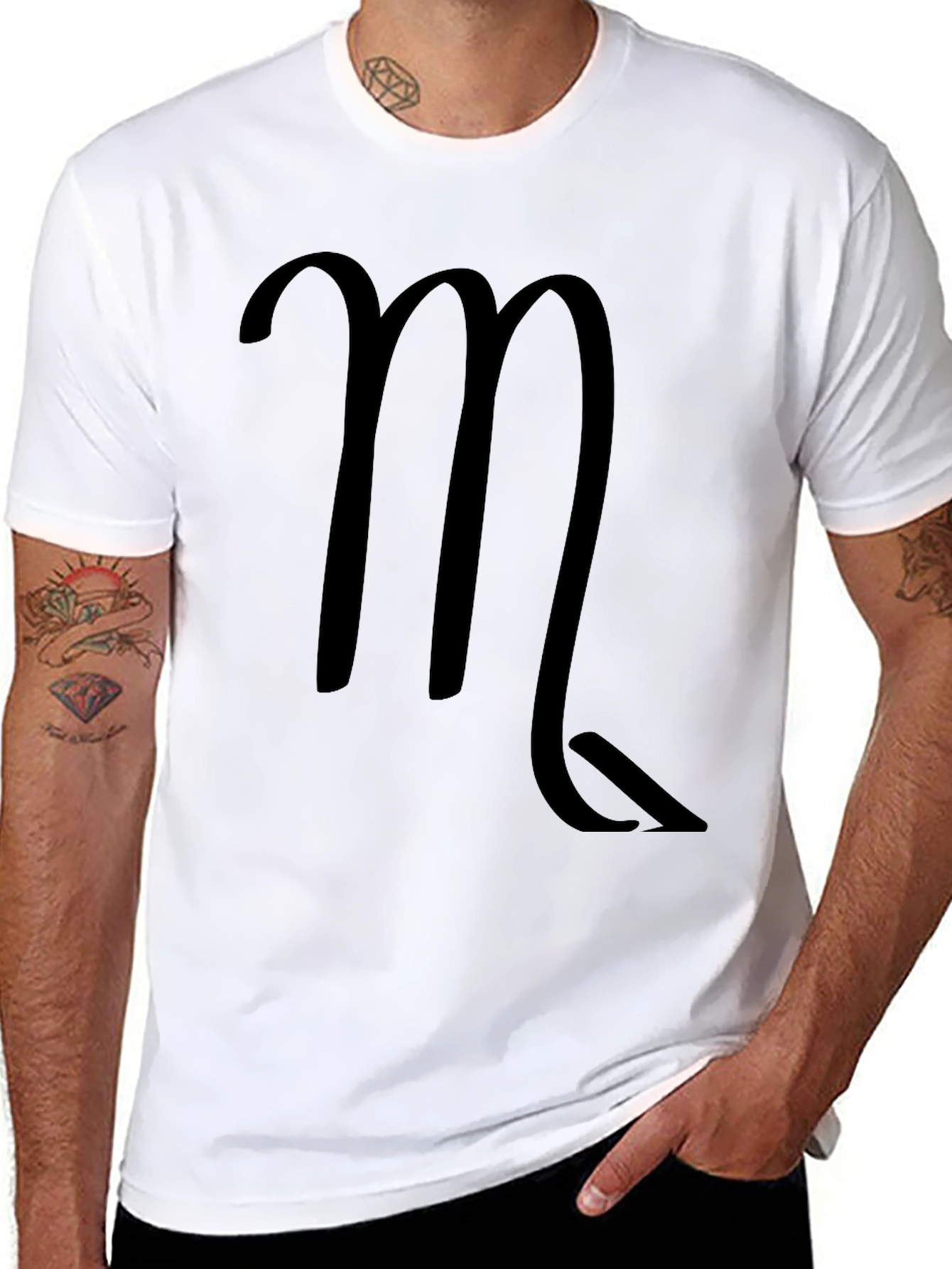 Scorpio Zodiac Sign Black T-Shirt