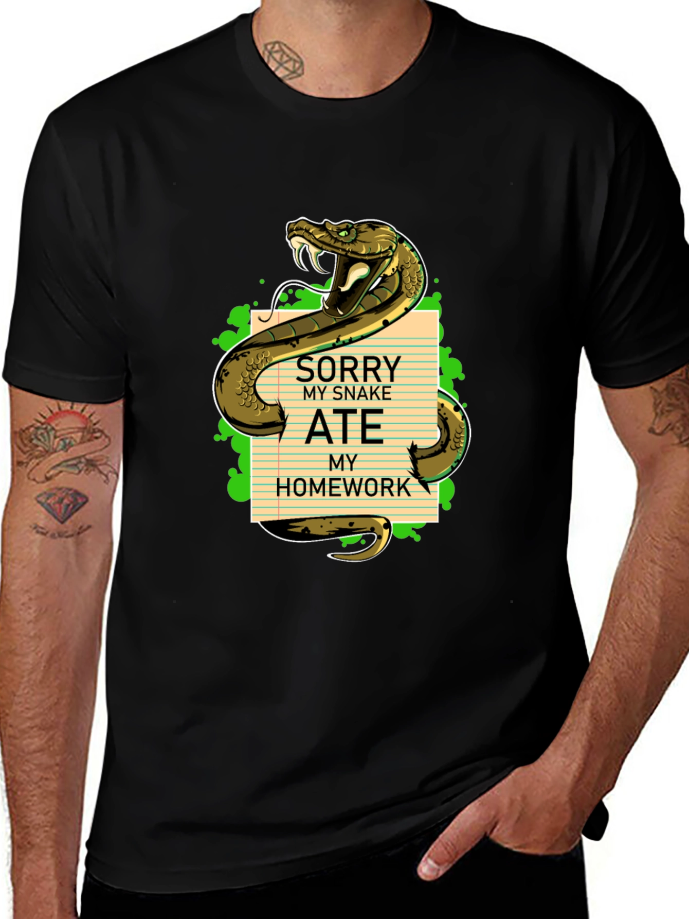 Sorry My Snake Ate My Homework T-Shirt