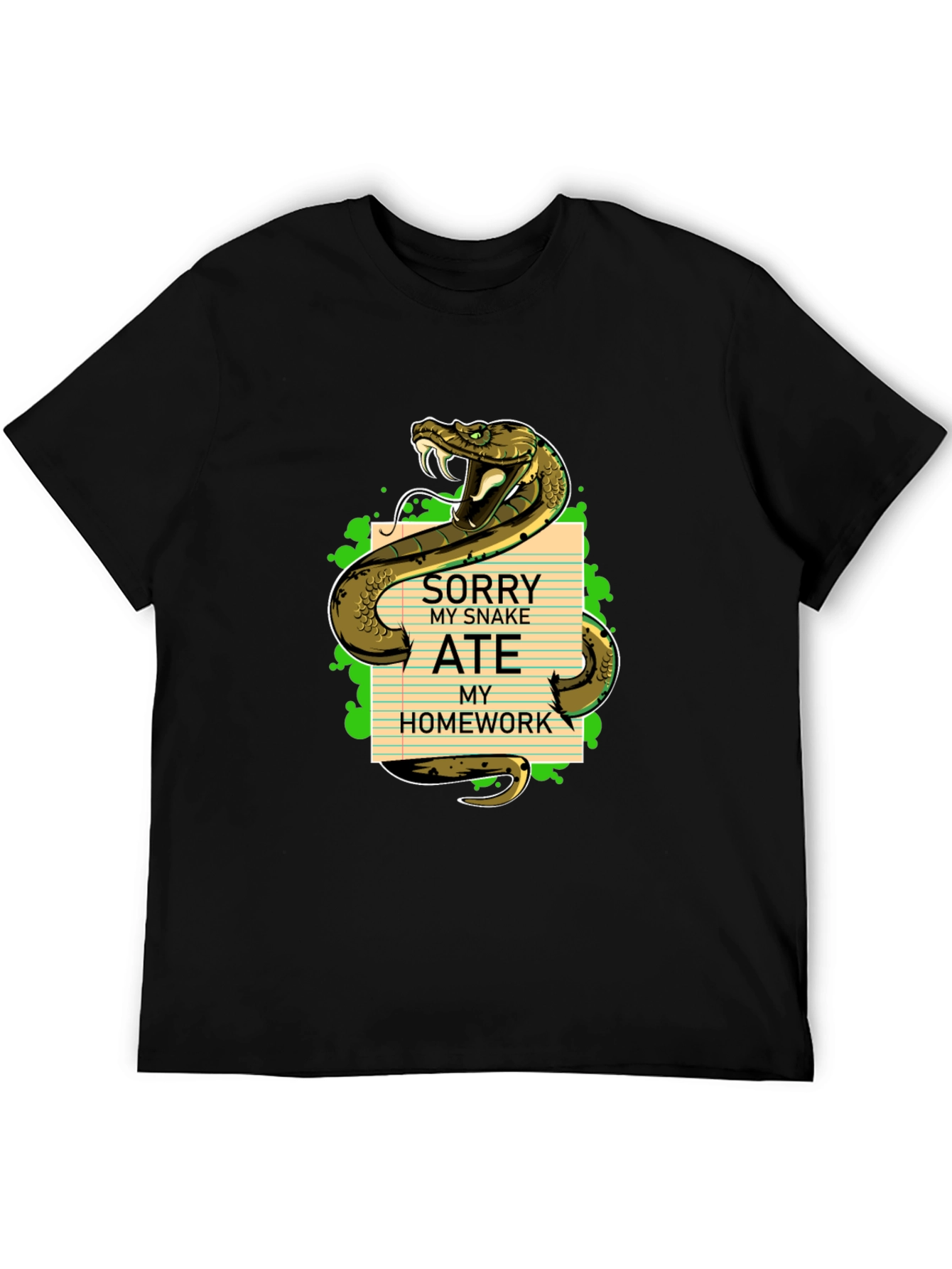 Sorry My Snake Ate My Homework T-Shirt