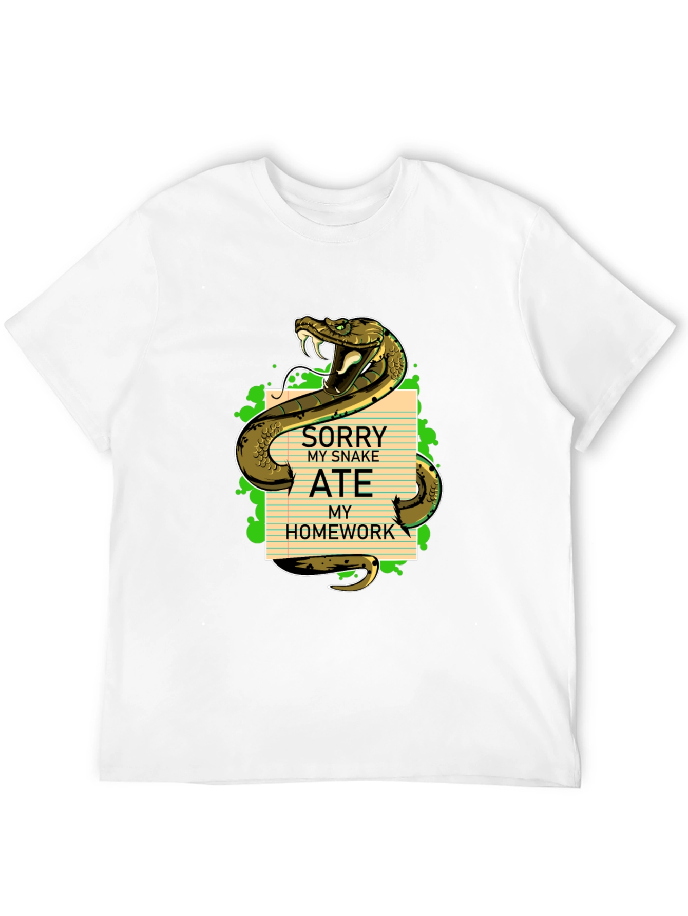 Sorry My Snake Ate My Homework T-Shirt