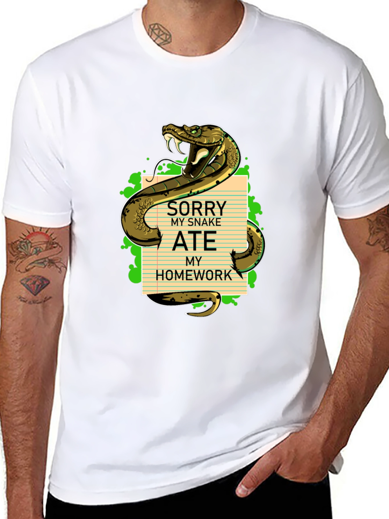 Sorry My Snake Ate My Homework T-Shirt