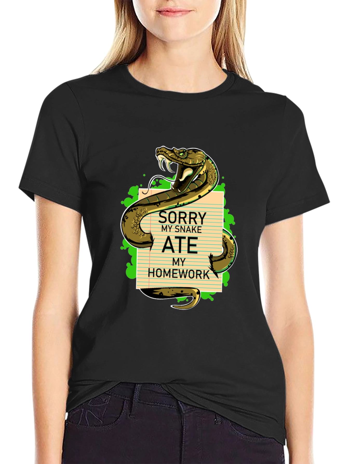 Sorry My Snake Ate My Homework T-Shirt