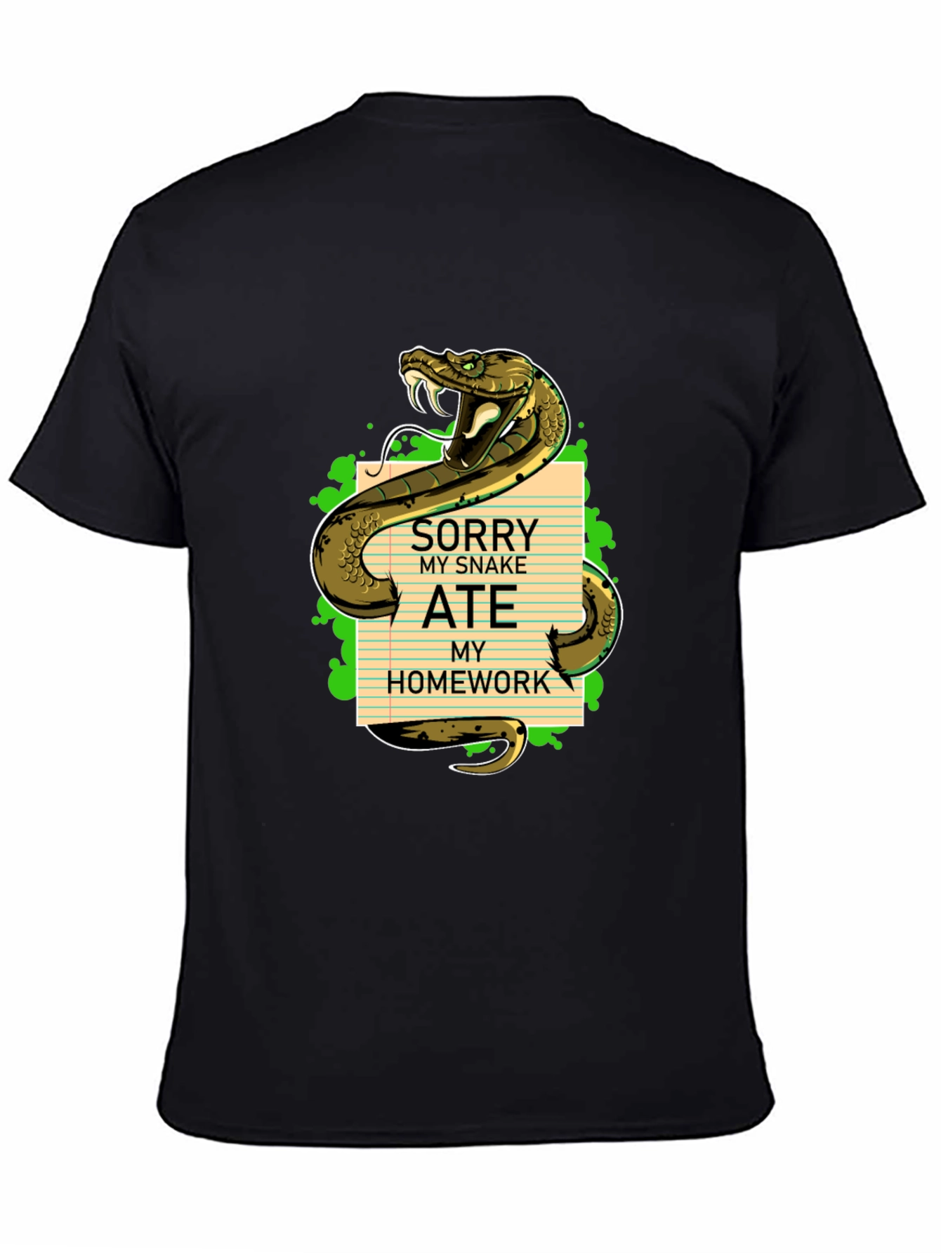 Sorry My Snake Ate My Homework T-Shirt