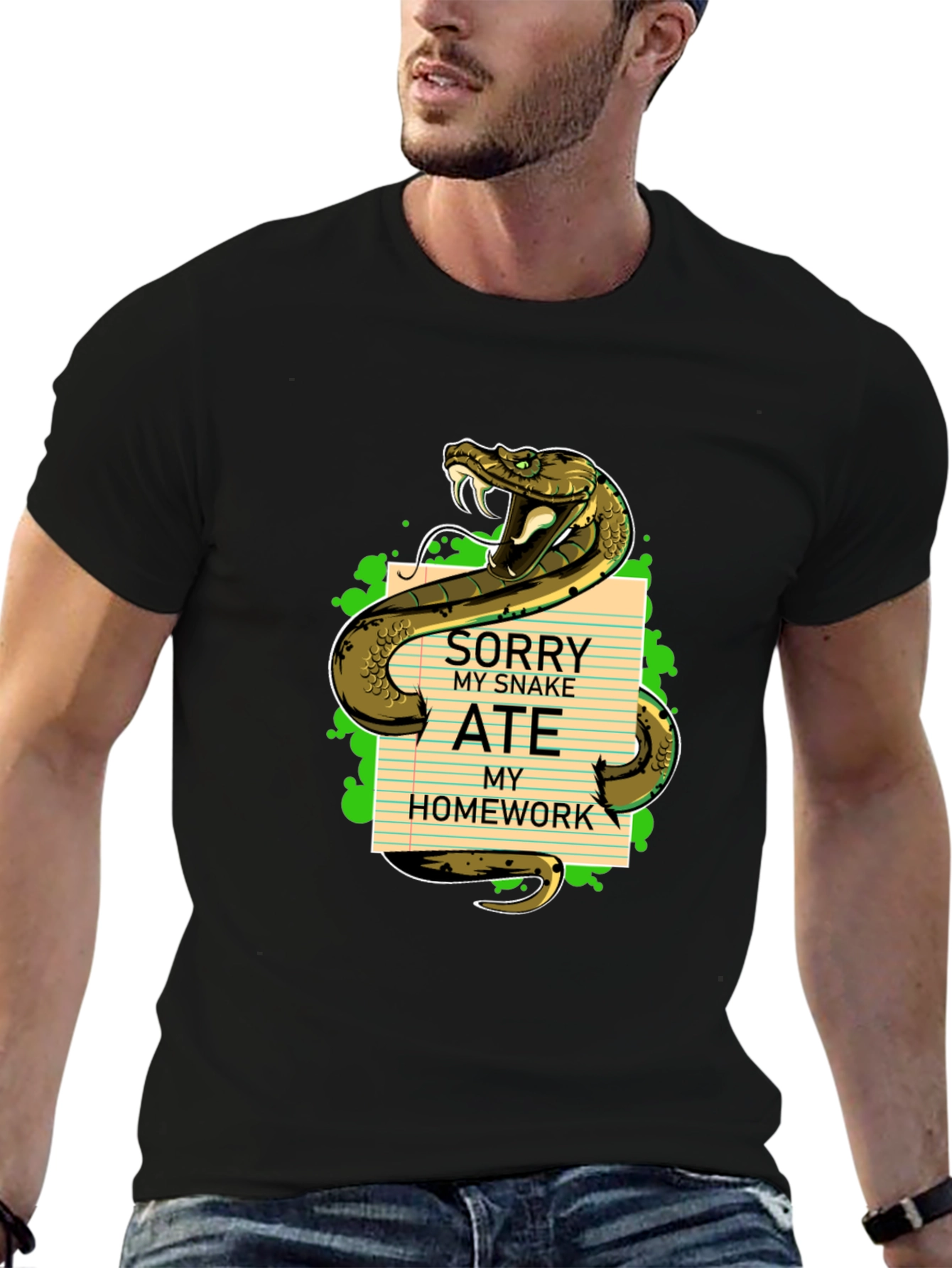 Sorry My Snake Ate My Homework T-Shirt