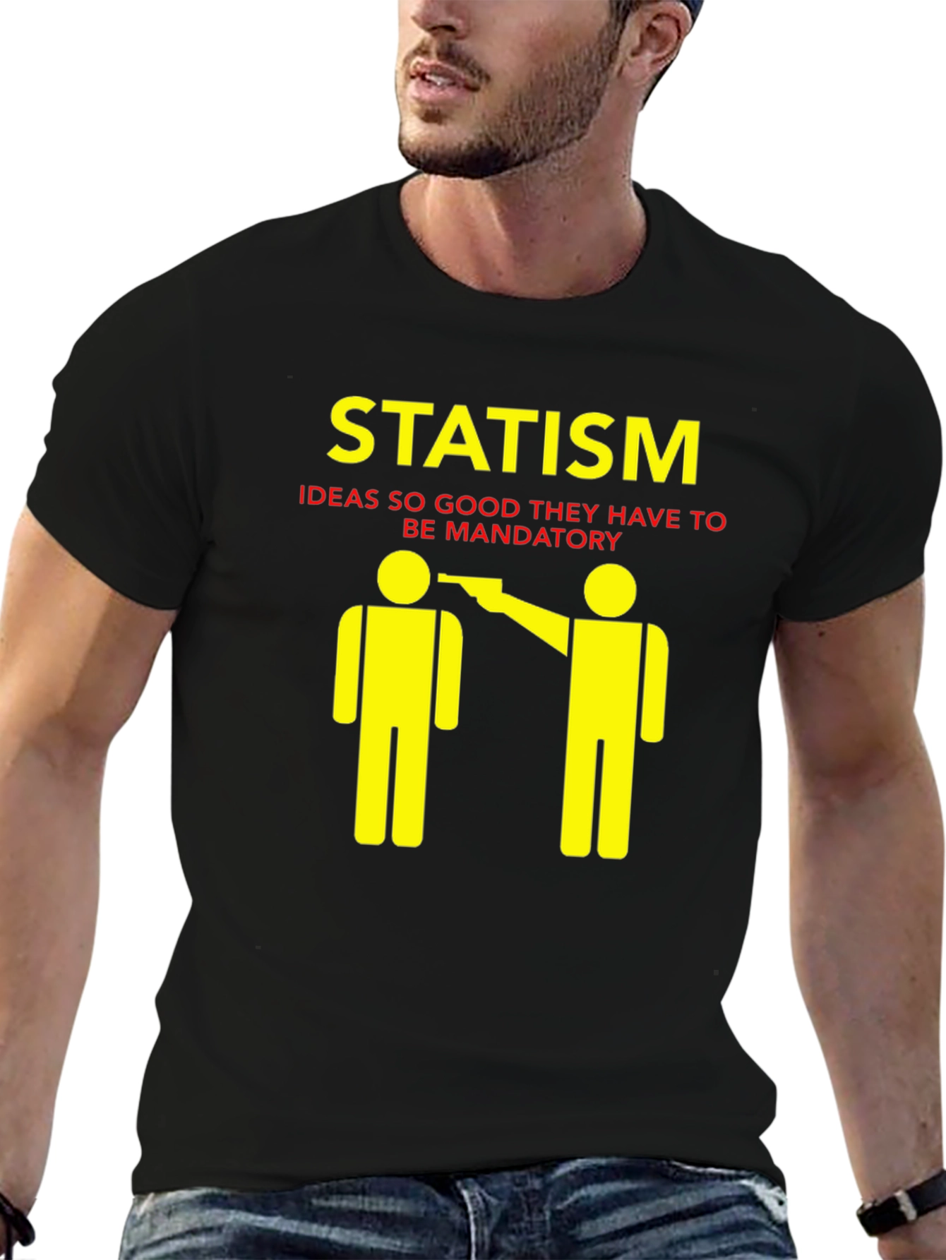 Statism Graphic Tee - Political Satire