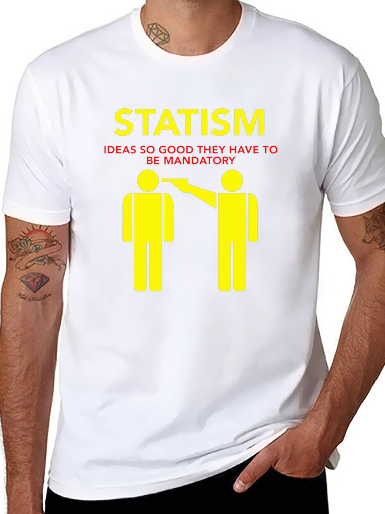Statism Graphic Tee - Political Satire
