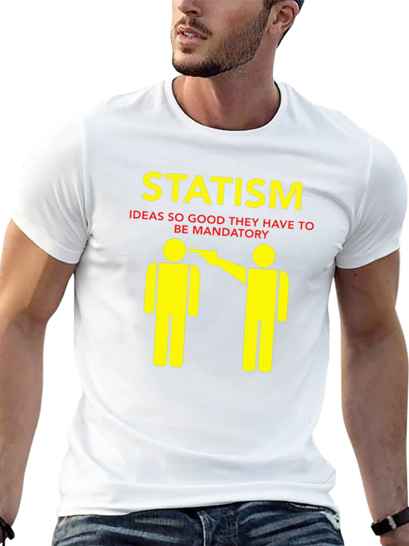 Statism Graphic Tee - Political Satire