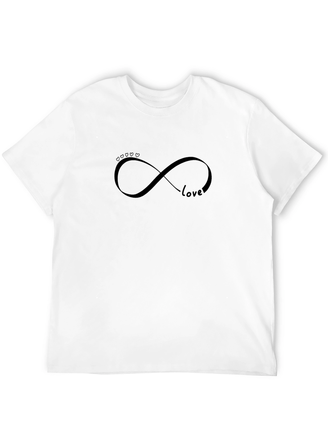 Love Infinity Symbol Black T-Shirt