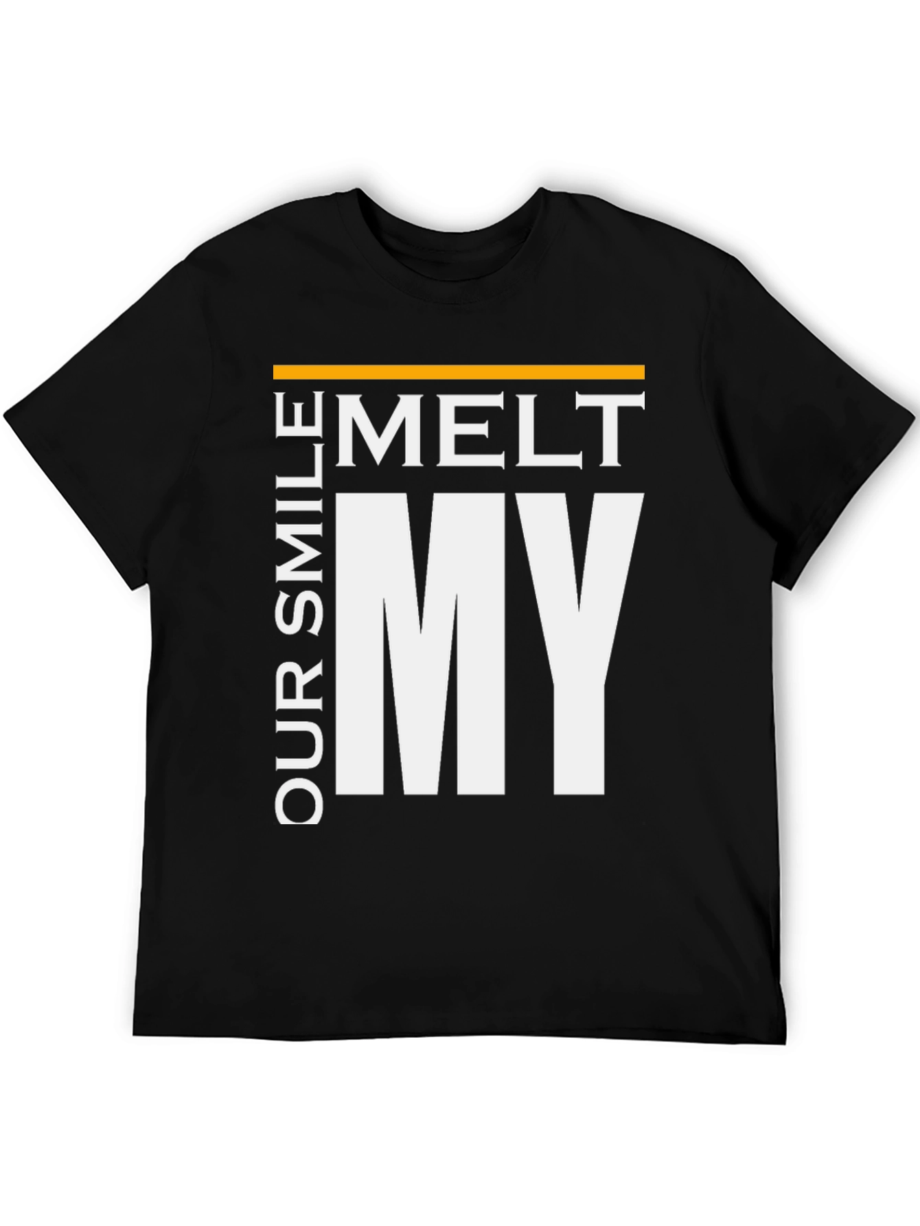 Melt My Smile Graphic Tee - Black