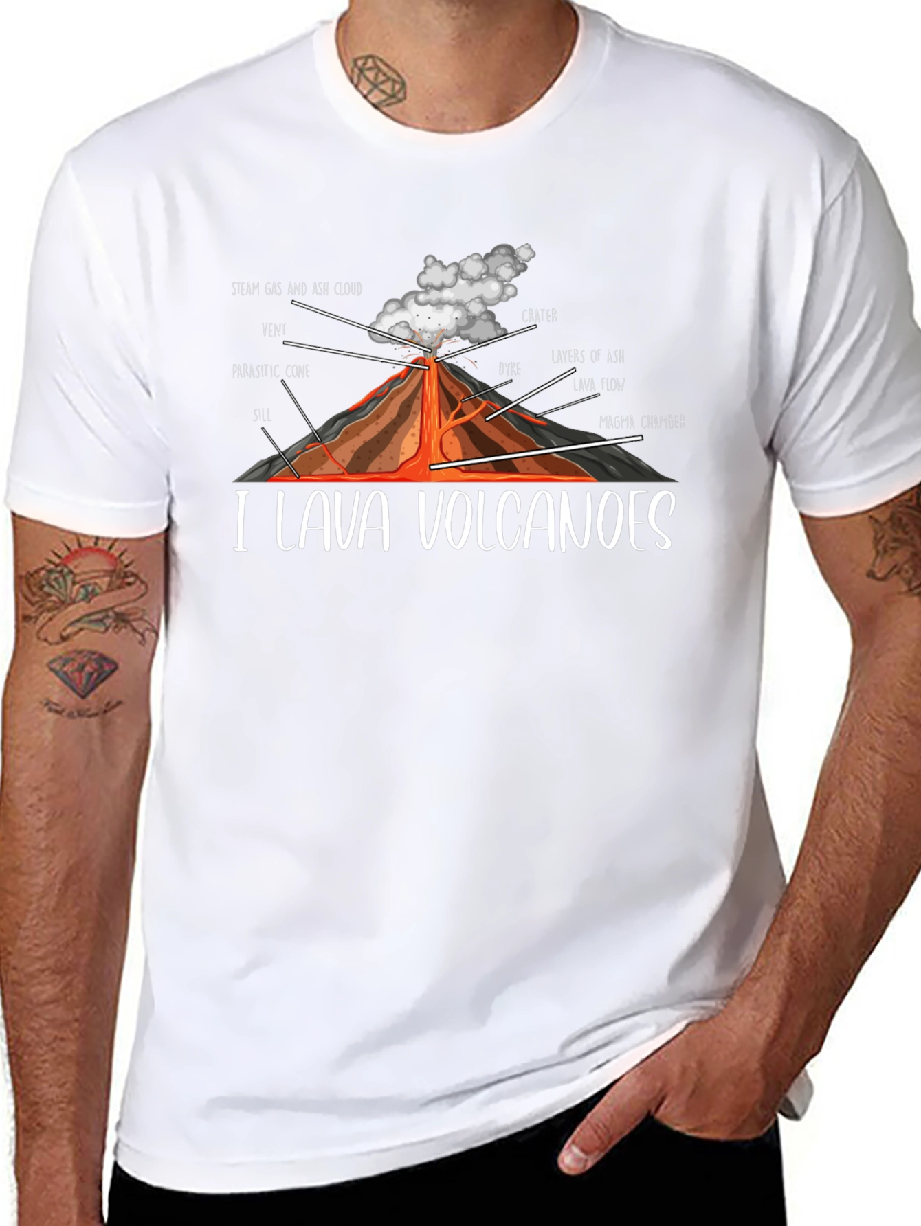 I Lava Volcanoes Graphic T-Shirt