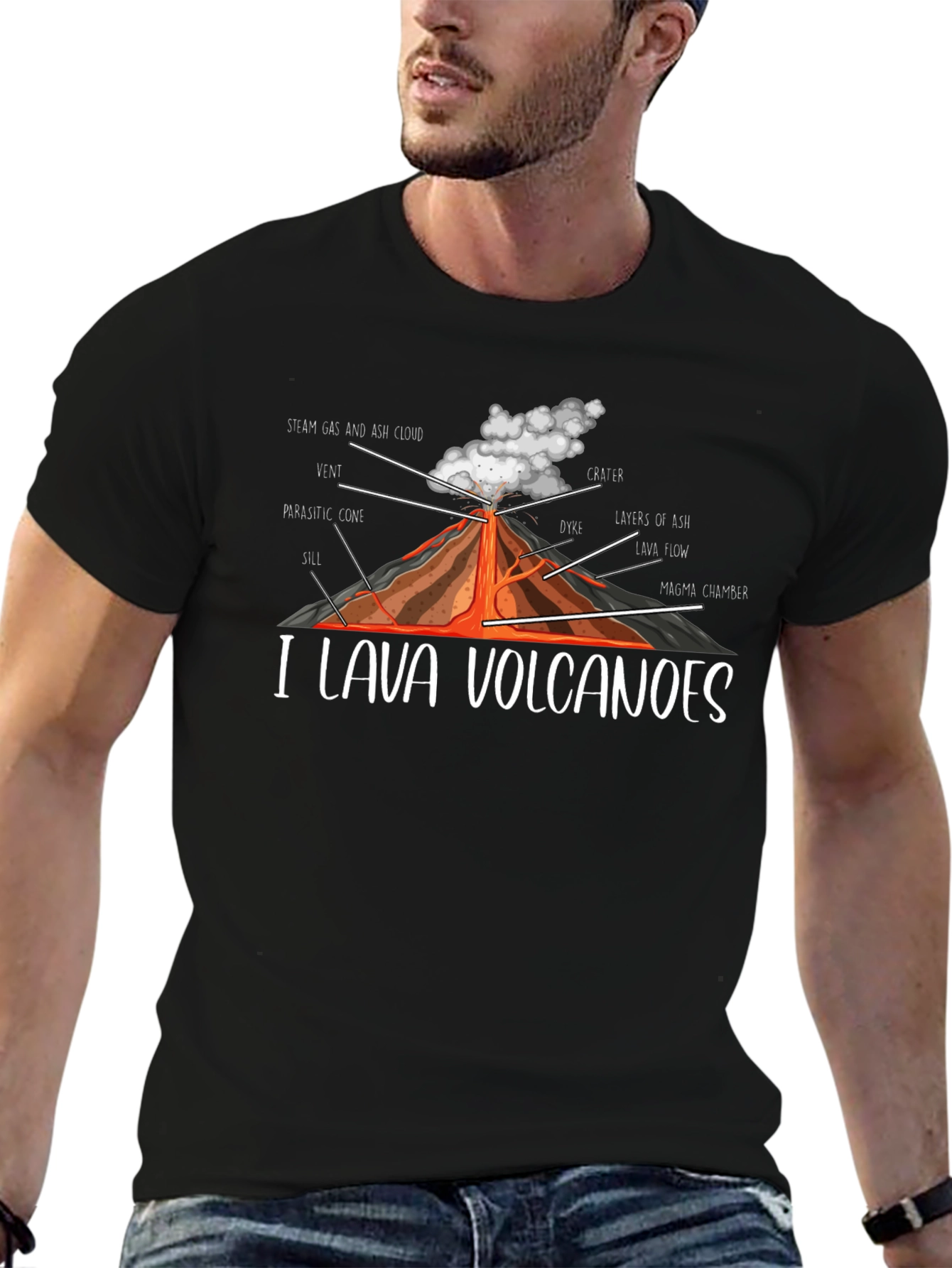 I Lava Volcanoes Graphic T-Shirt