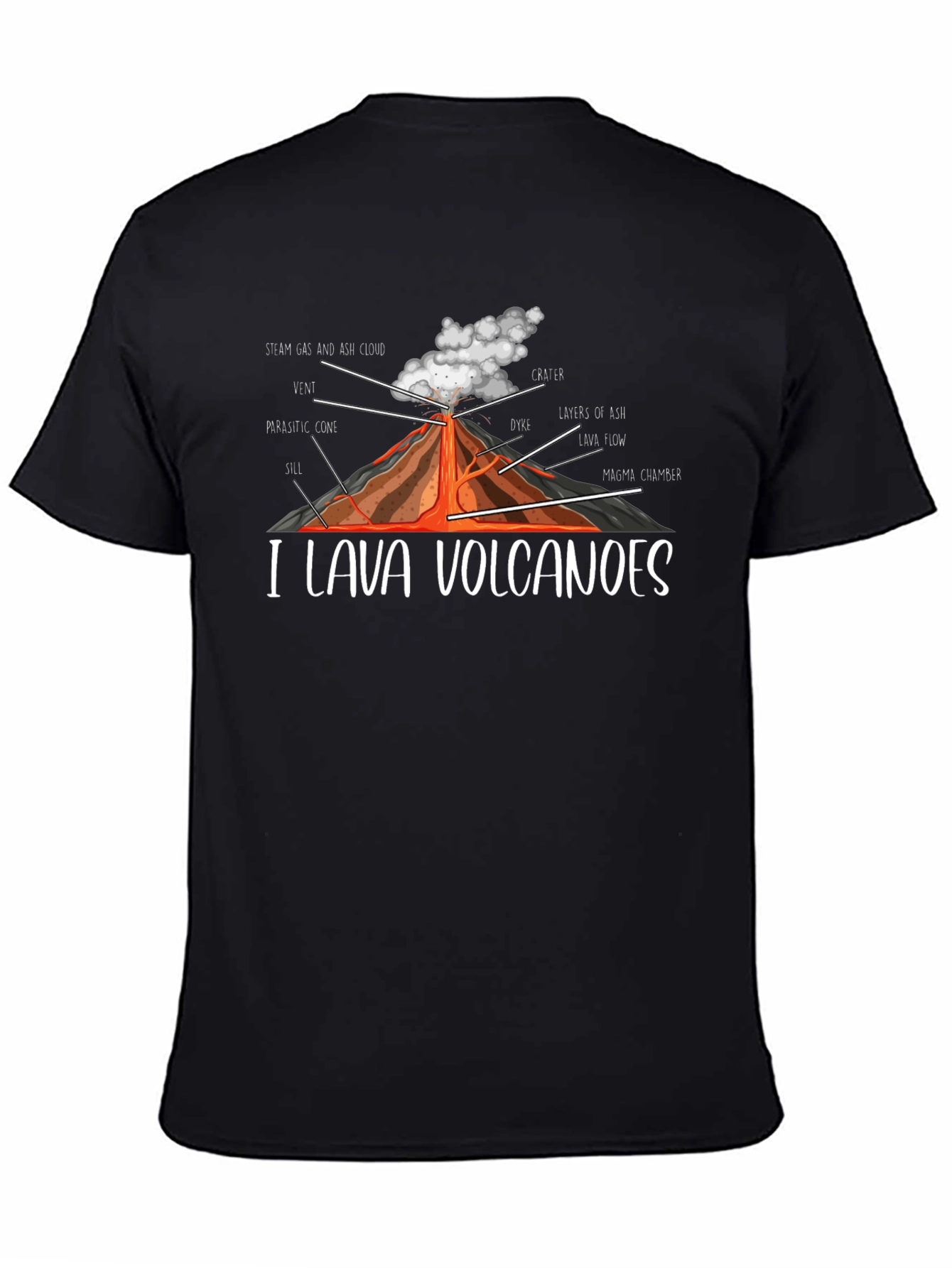 I Lava Volcanoes Graphic T-Shirt