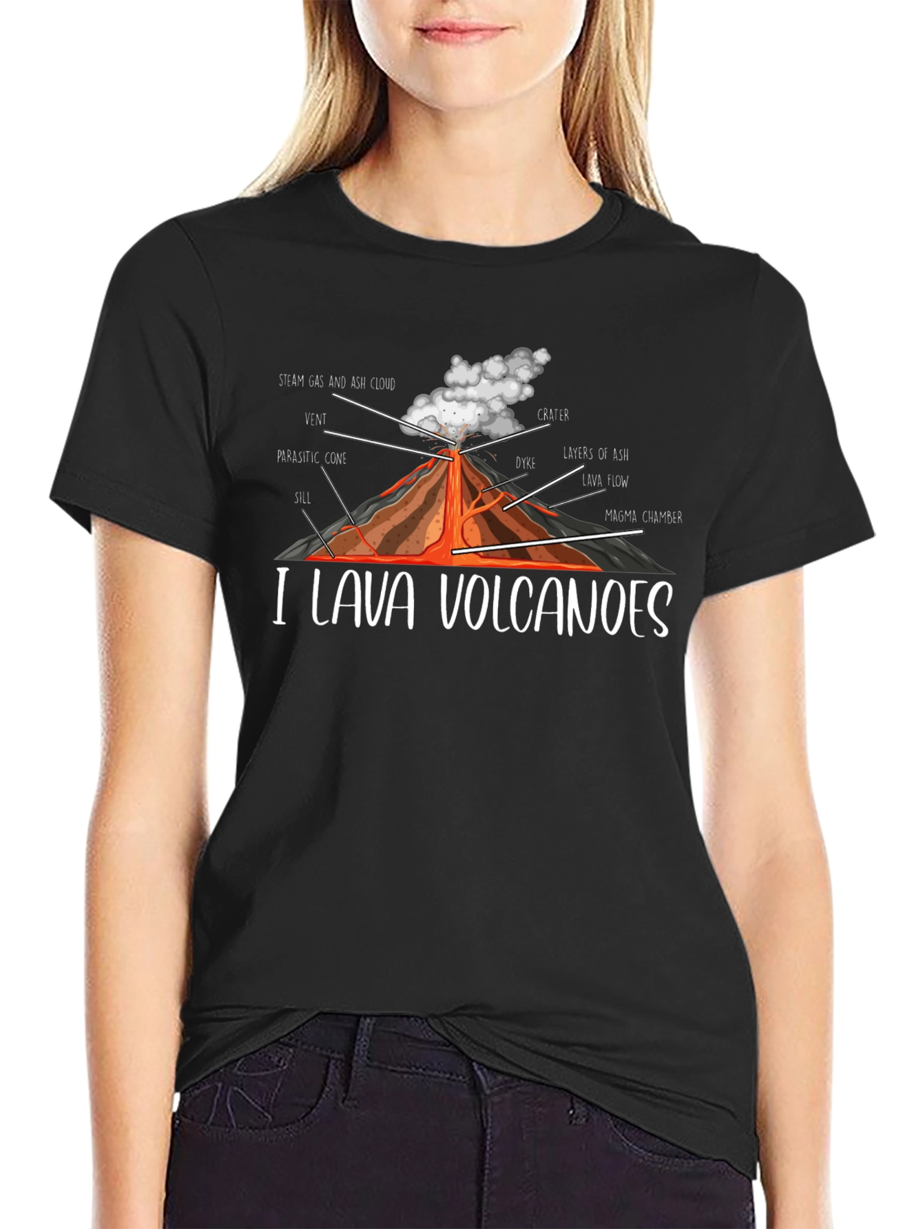 I Lava Volcanoes Graphic T-Shirt