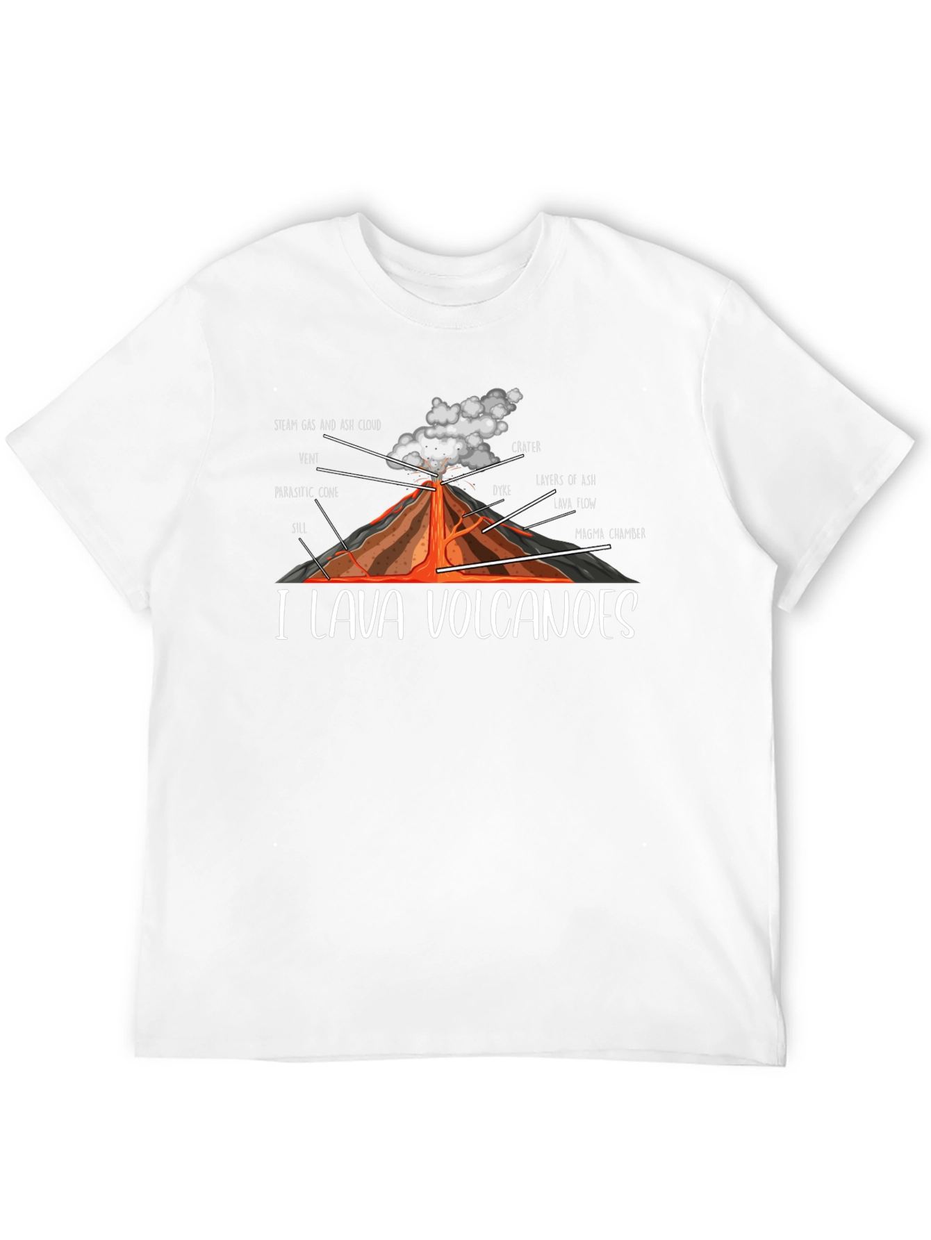I Lava Volcanoes Graphic T-Shirt