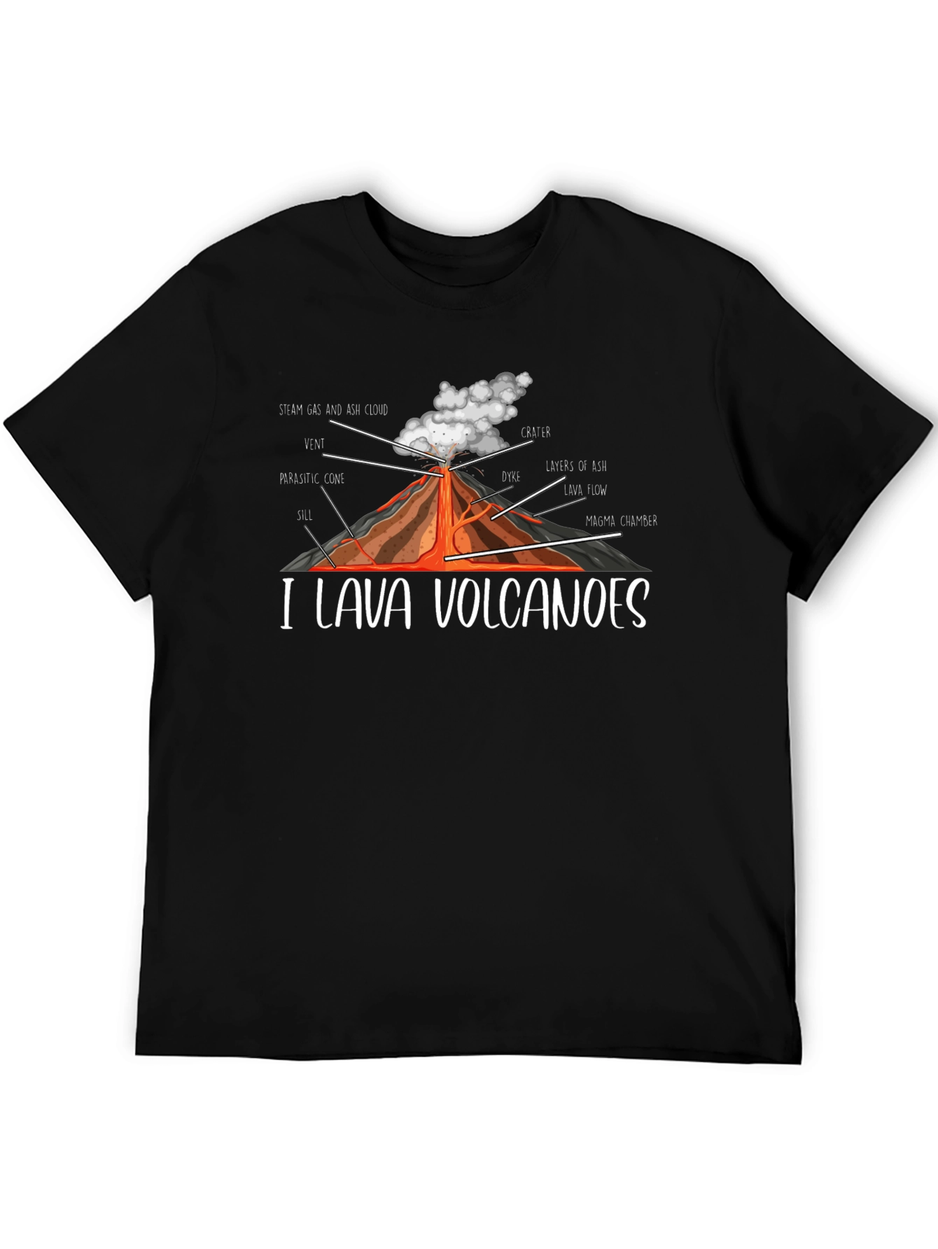 I Lava Volcanoes Graphic T-Shirt