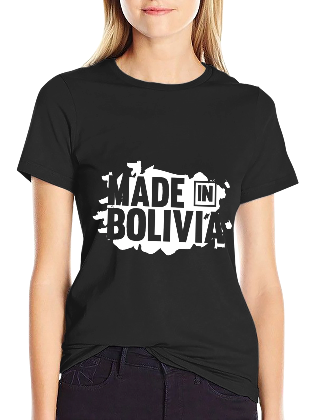 Made in Bolivia Graphic T-Shirt - Unisex Black Tee