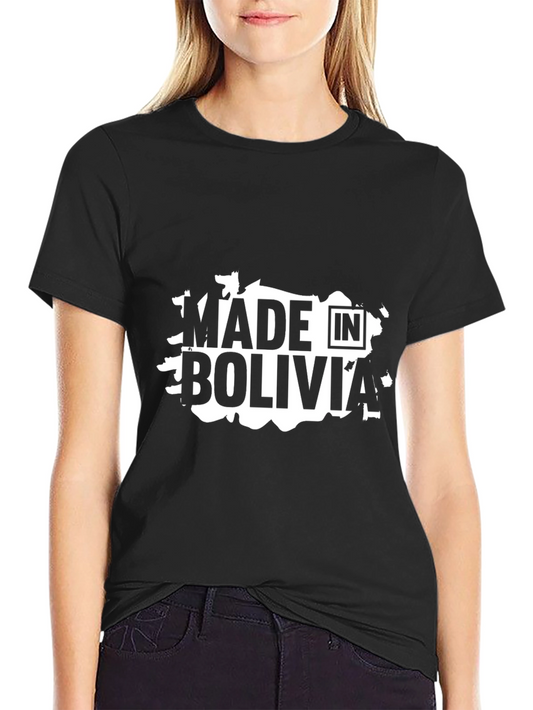 Made in Bolivia Graphic T-Shirt - Unisex Black Tee