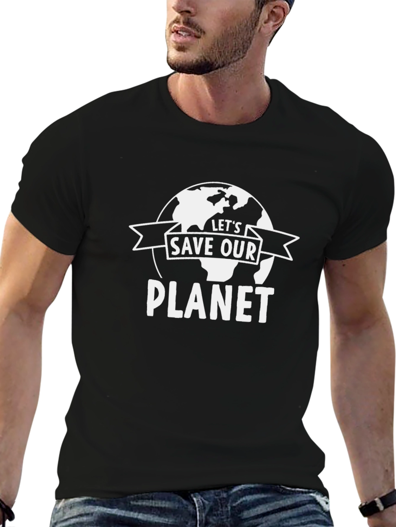 Save Our Planet Earth Graphic T-Shirt