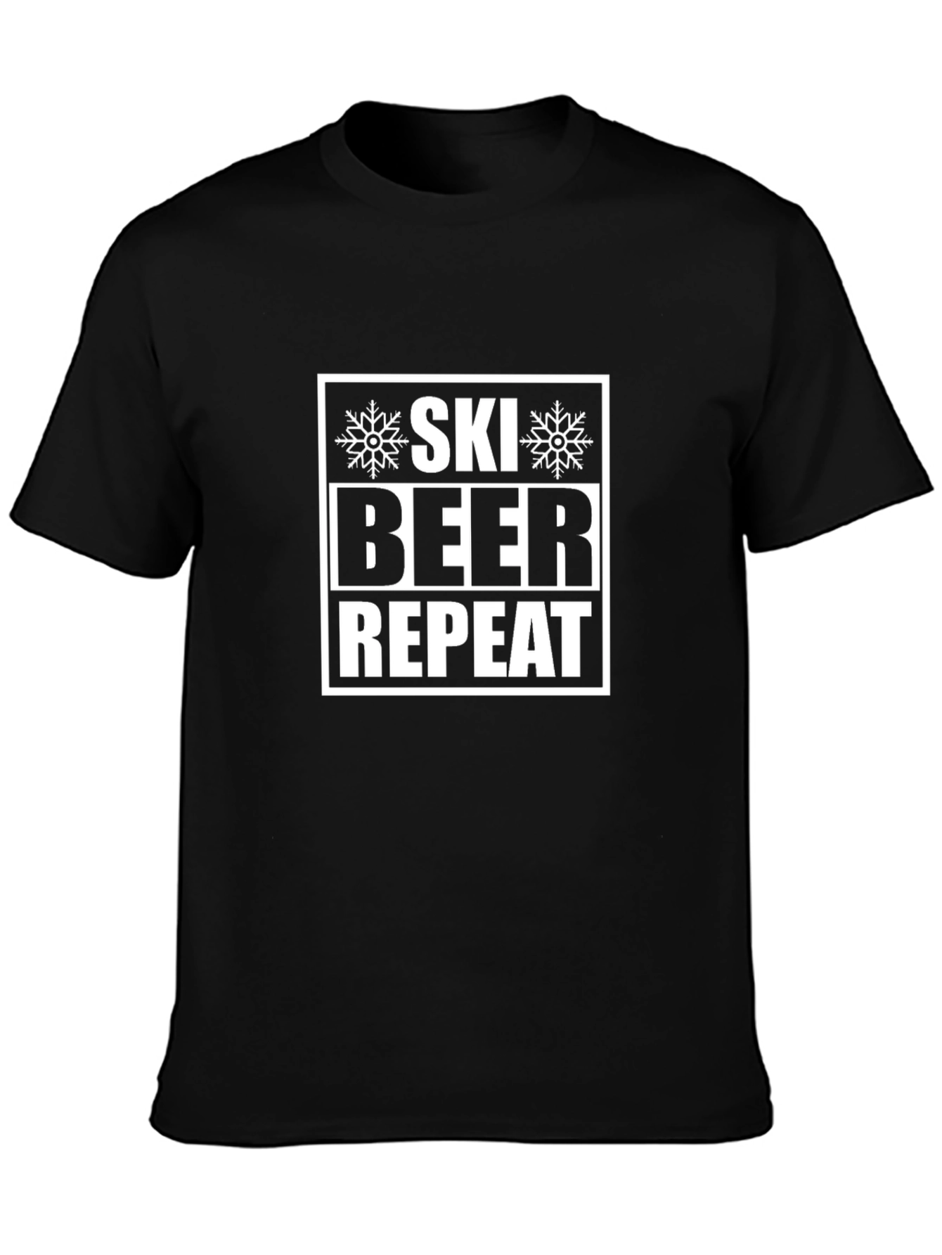 Ski Beer Repeat Graphic T-Shirt