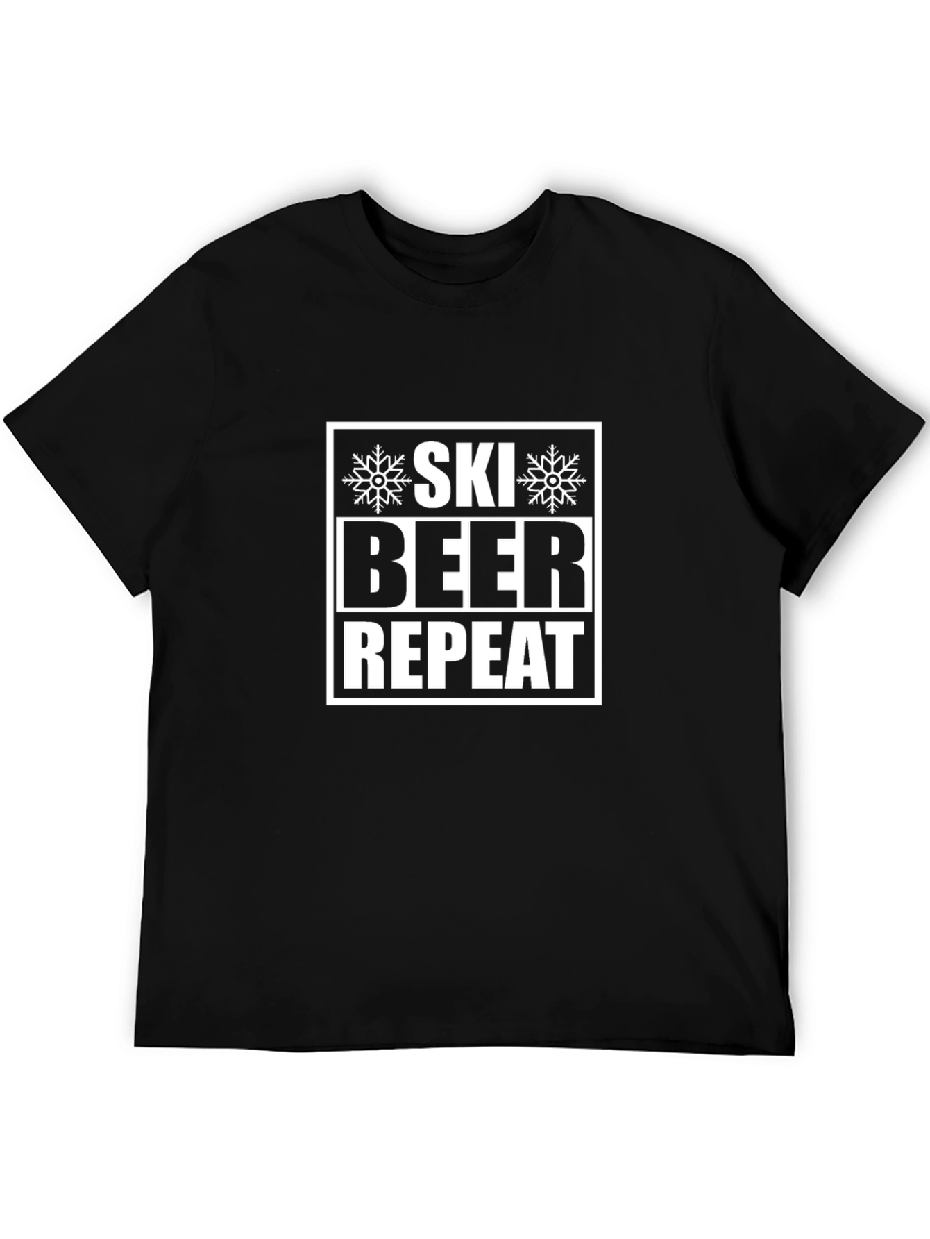 Ski Beer Repeat Graphic T-Shirt